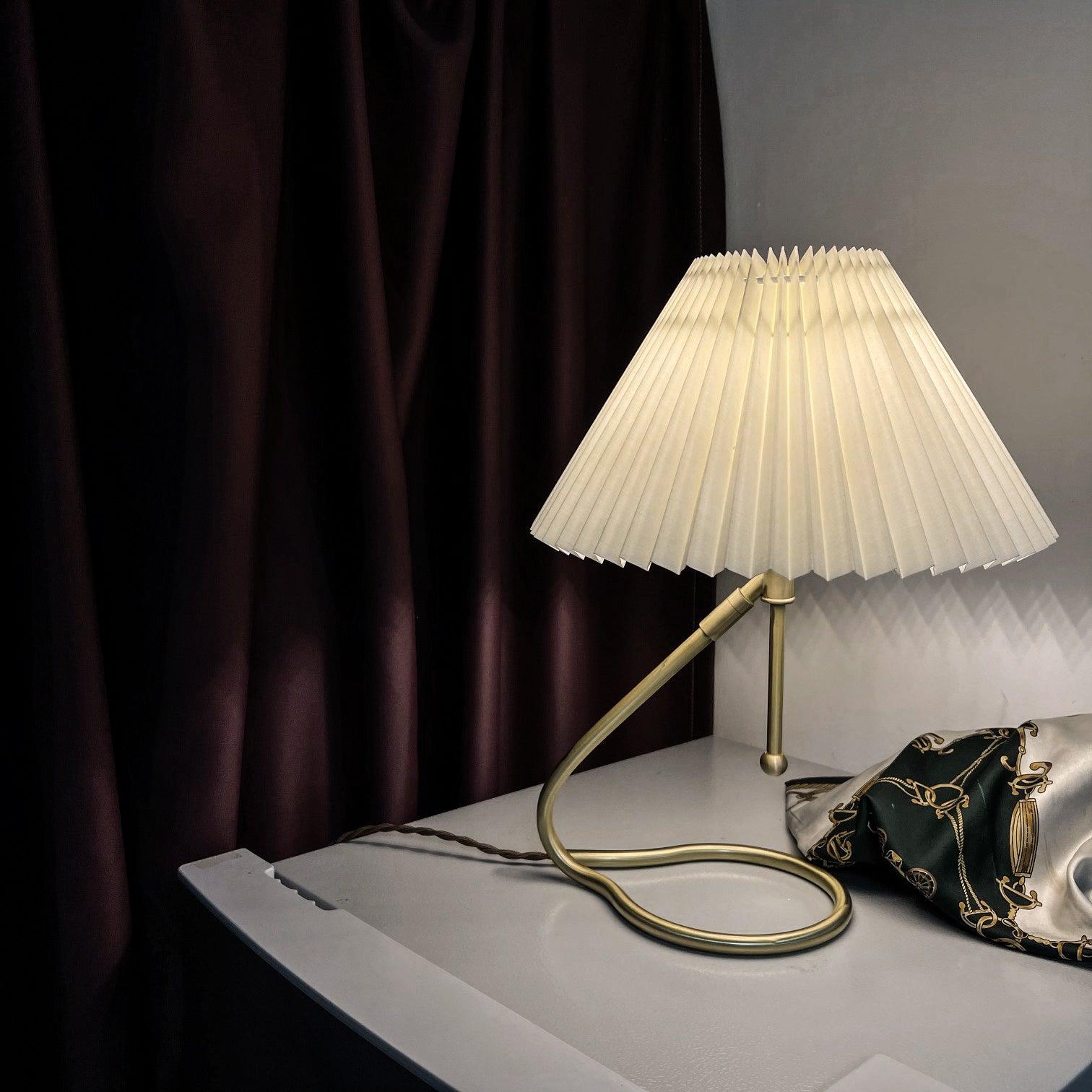 Cora Clear Fabric Table Lamp - Letslighting