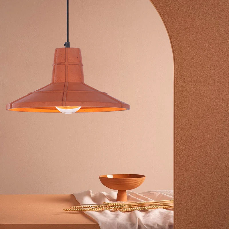 Avi Industrial LED Modern Pendant Light Cement Living Room - Letslighting