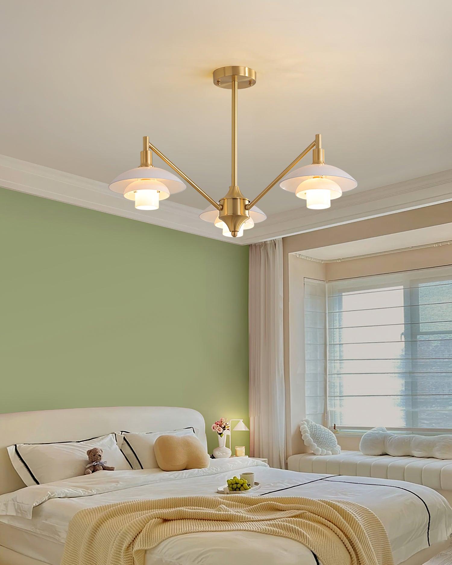 Alora Chandelier Copper Nordic Layers - Letslighting