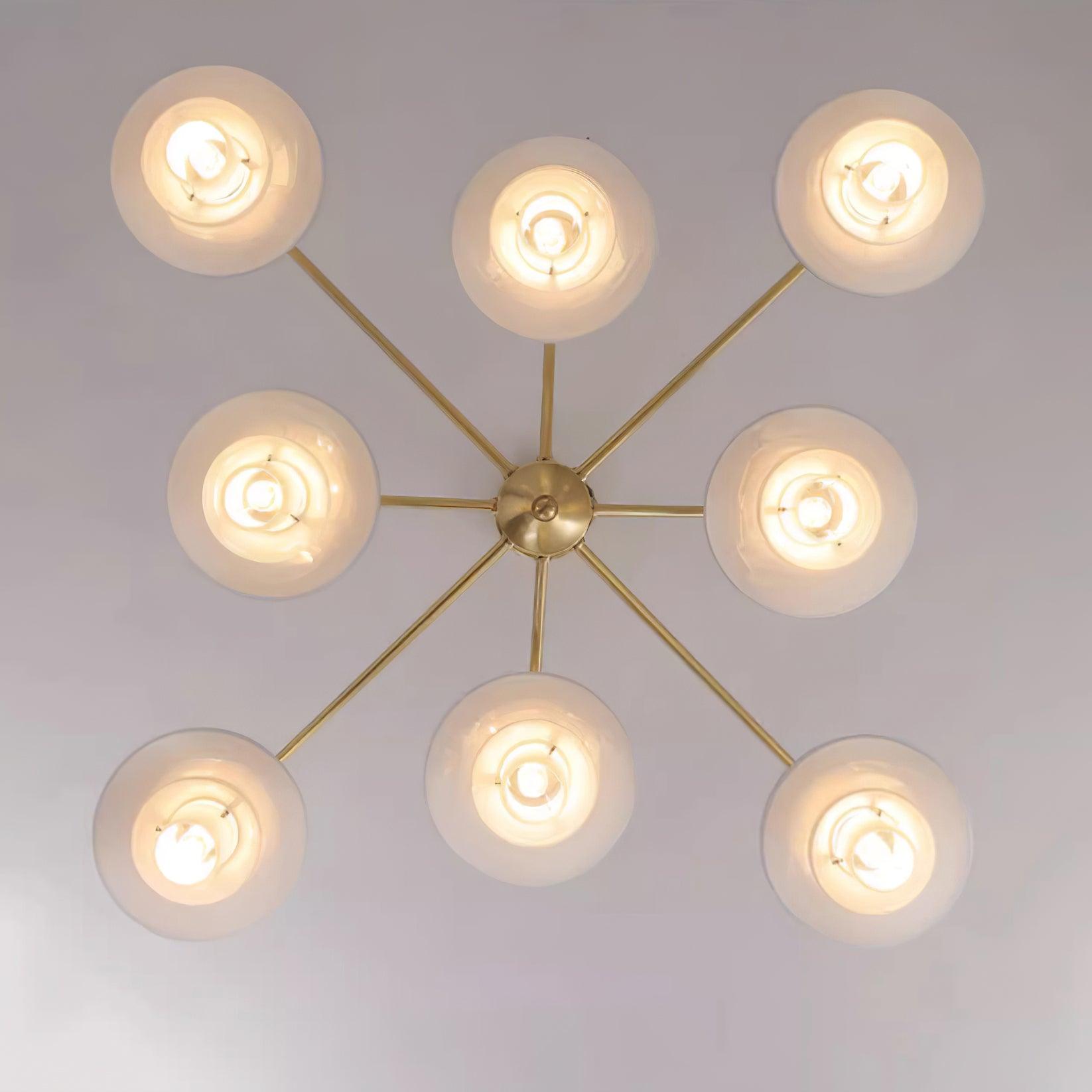 Alora Chandelier Copper Nordic Layers - Letslighting