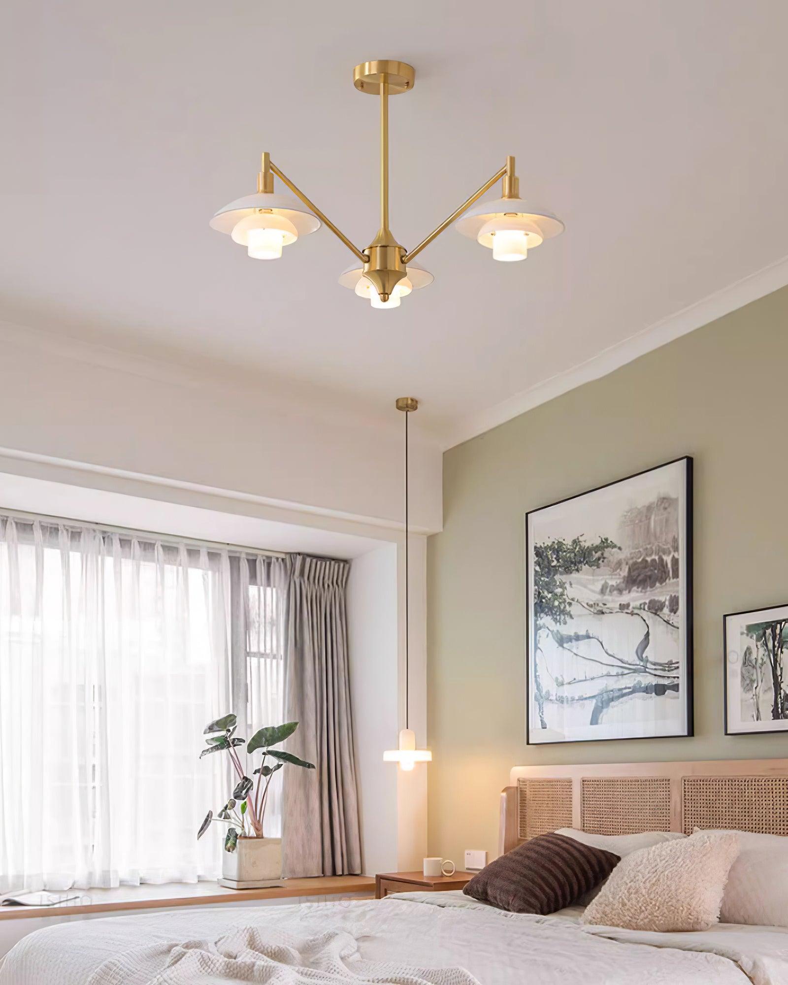 Alora Chandelier Copper Nordic Layers - Letslighting