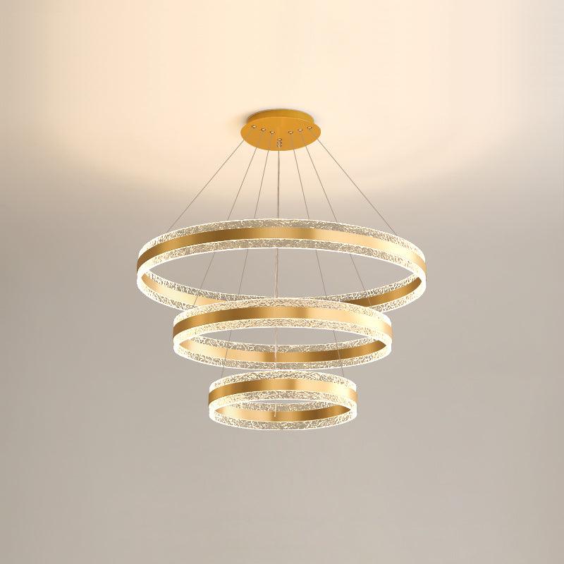 Lustra Pendant Lamp Modern LED Circle Rings - Letslighting