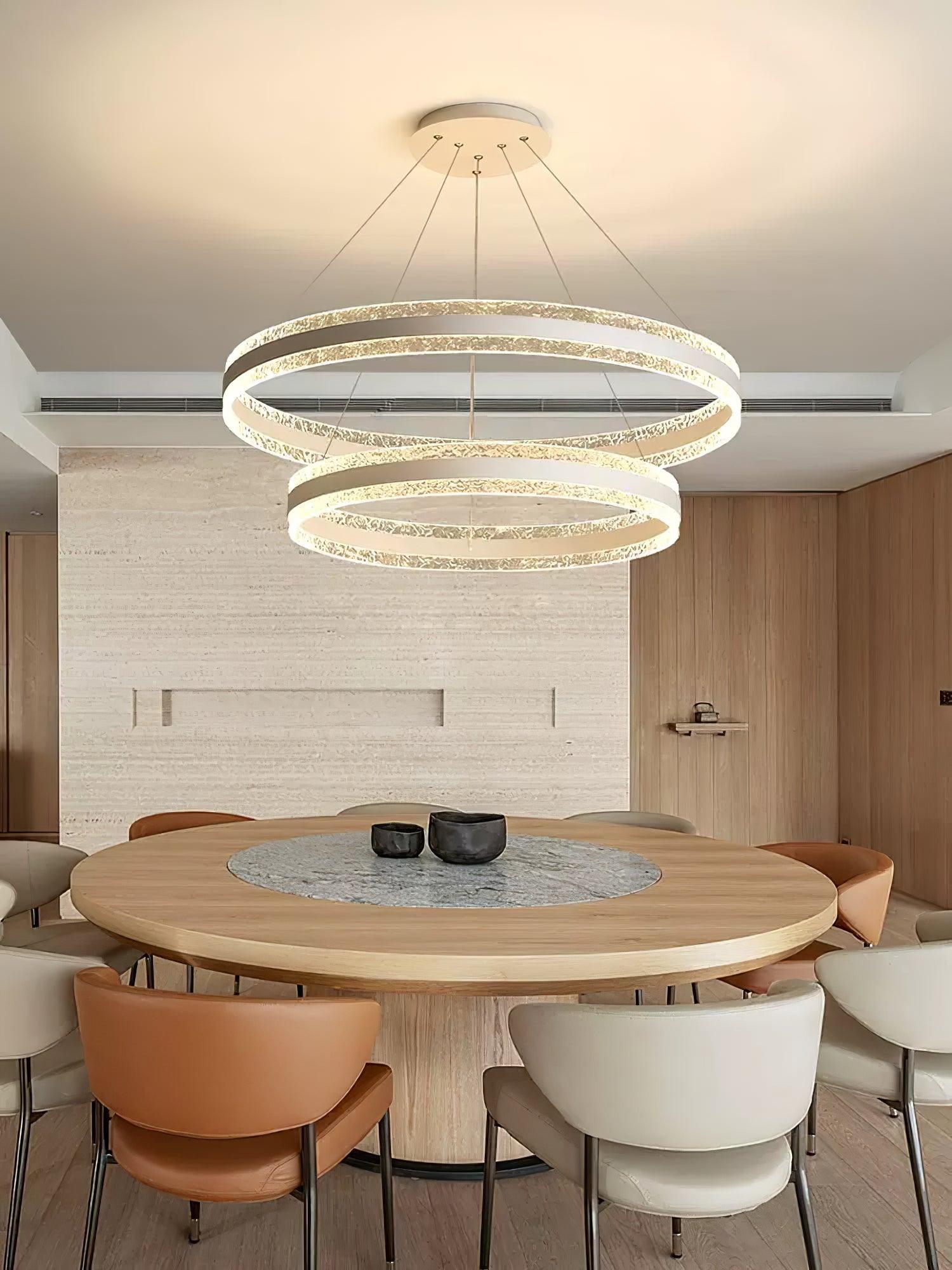 Lustra Pendant Lamp Modern LED Circle Rings - Letslighting