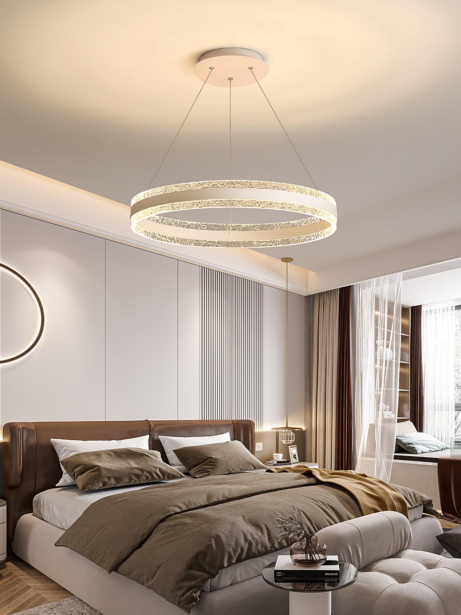 Lustra Pendant Lamp Modern LED Circle Rings - Letslighting