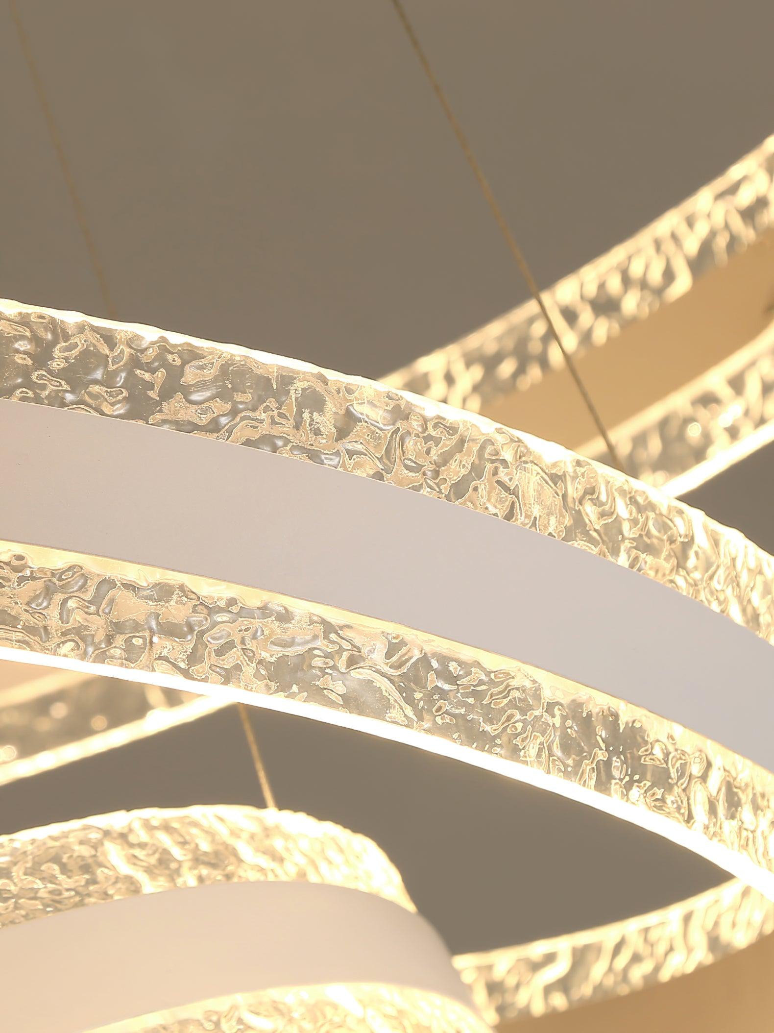 Lustra Pendant Lamp Modern LED Circle Rings - Letslighting
