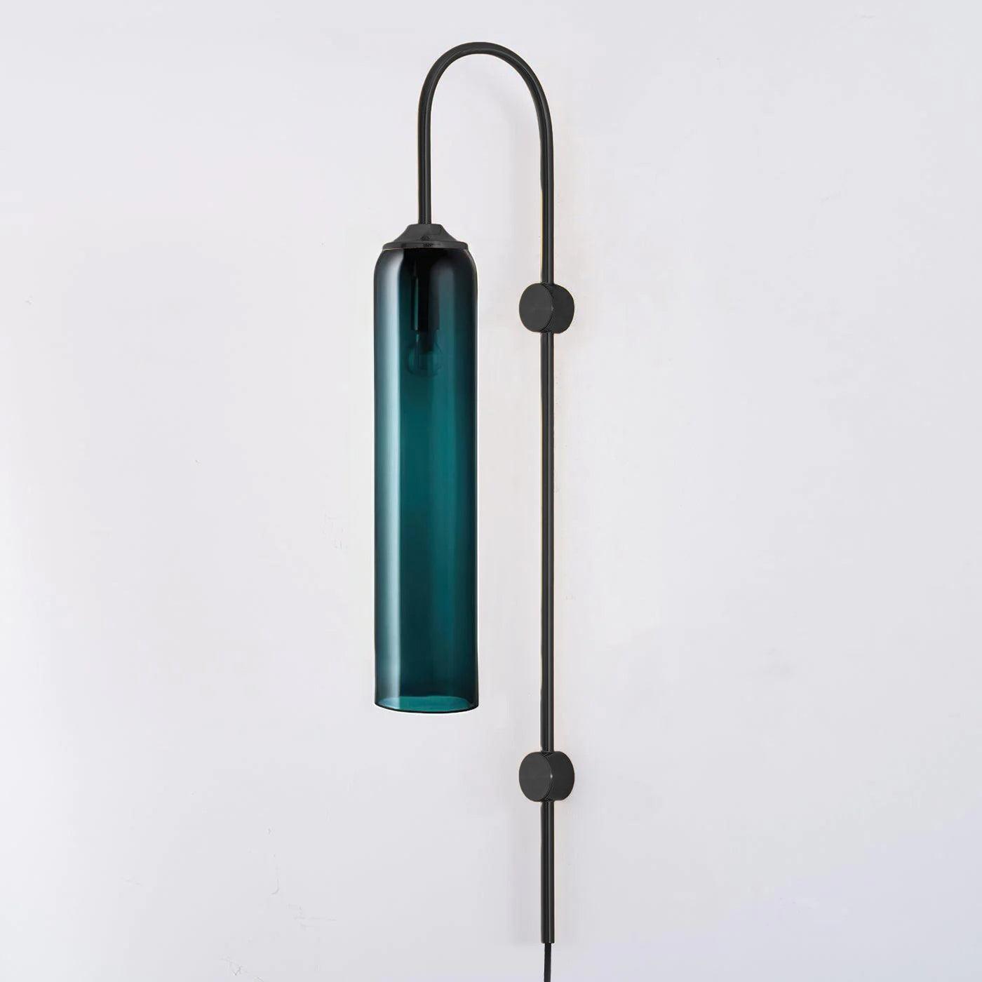 Valentina Modern Glass Plug-In Wall Lamp