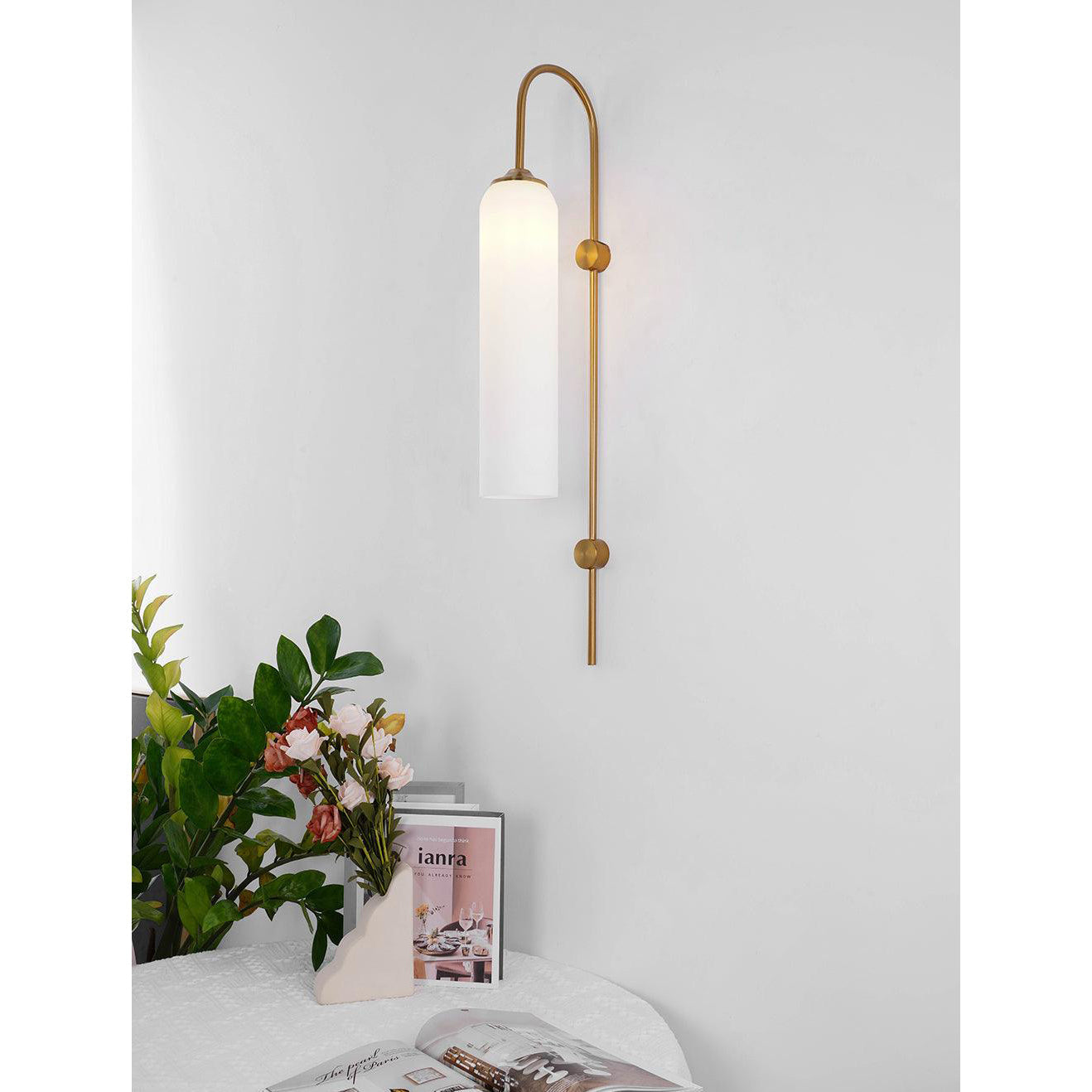 Anoriel Modern Minimalist Glass Wall Lamp - Letslighting