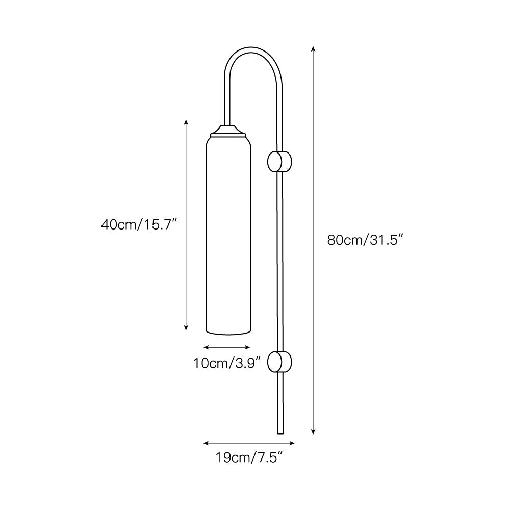Anoriel Modern Minimalist Glass Wall Lamp - Letslighting