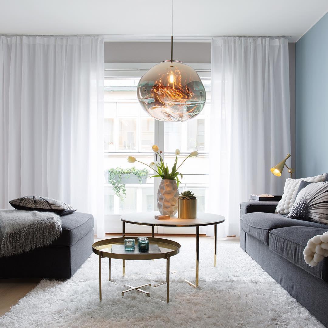 Lustra Pendant Lamp Modern Lava Glass - Letslighting