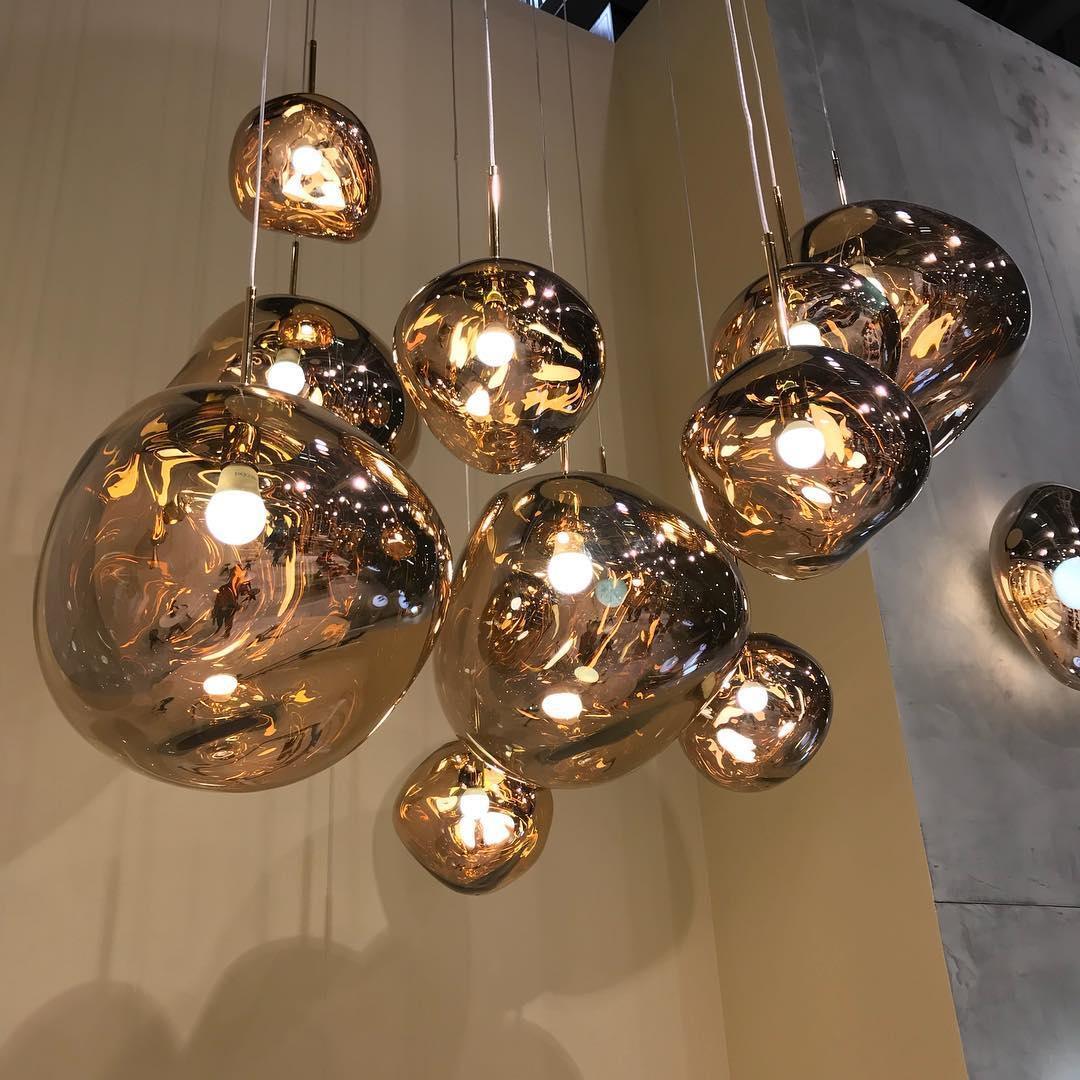 Lustra Pendant Lamp Modern Lava Glass - Letslighting