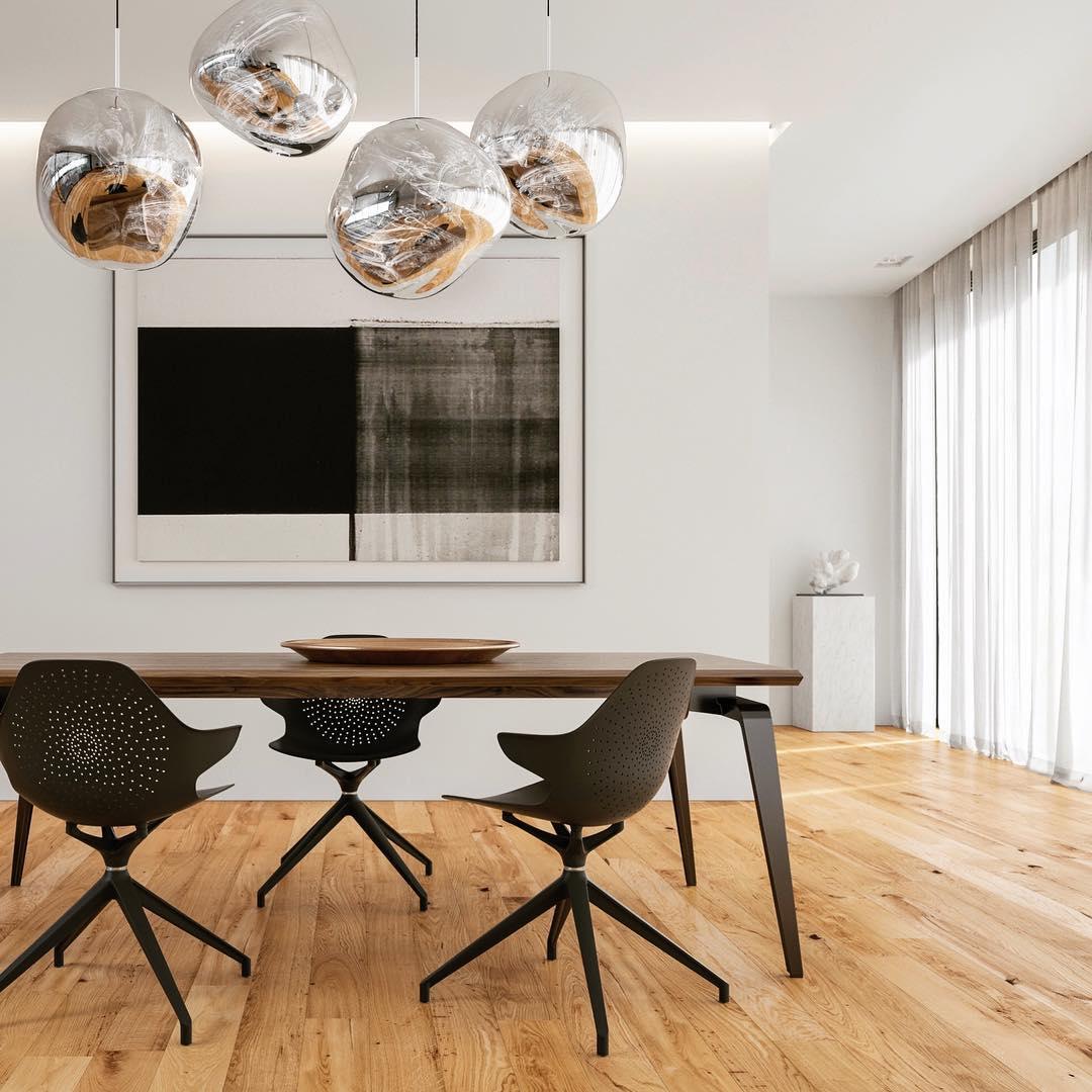 Lustra Pendant Lamp Modern Lava Glass - Letslighting