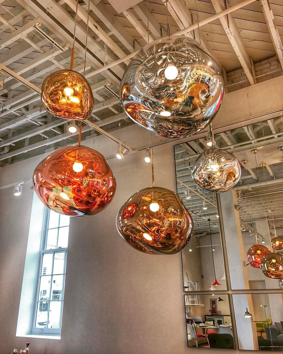 Lustra Pendant Lamp Modern Lava Glass - Letslighting
