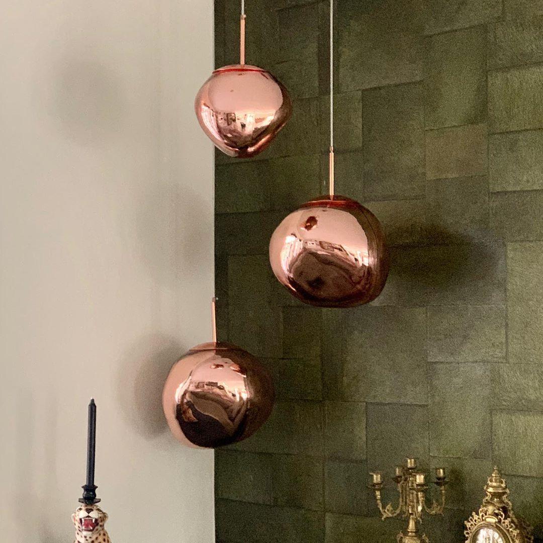 Lustra Pendant Lamp Modern Lava Glass - Letslighting