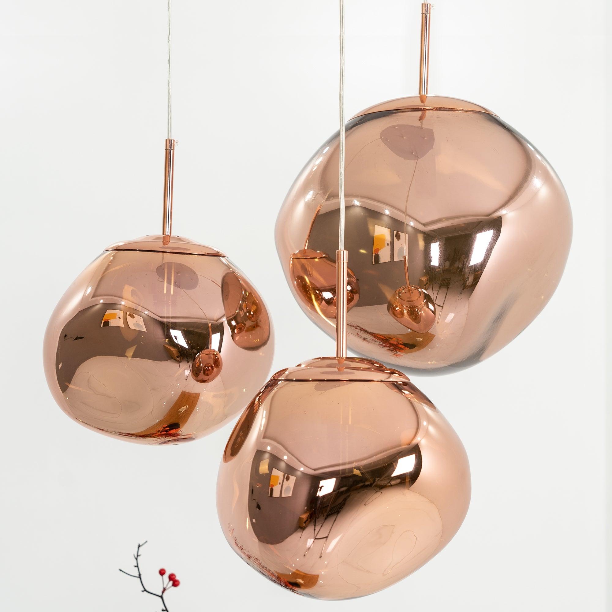 Lustra Pendant Lamp Modern Lava Glass - Letslighting