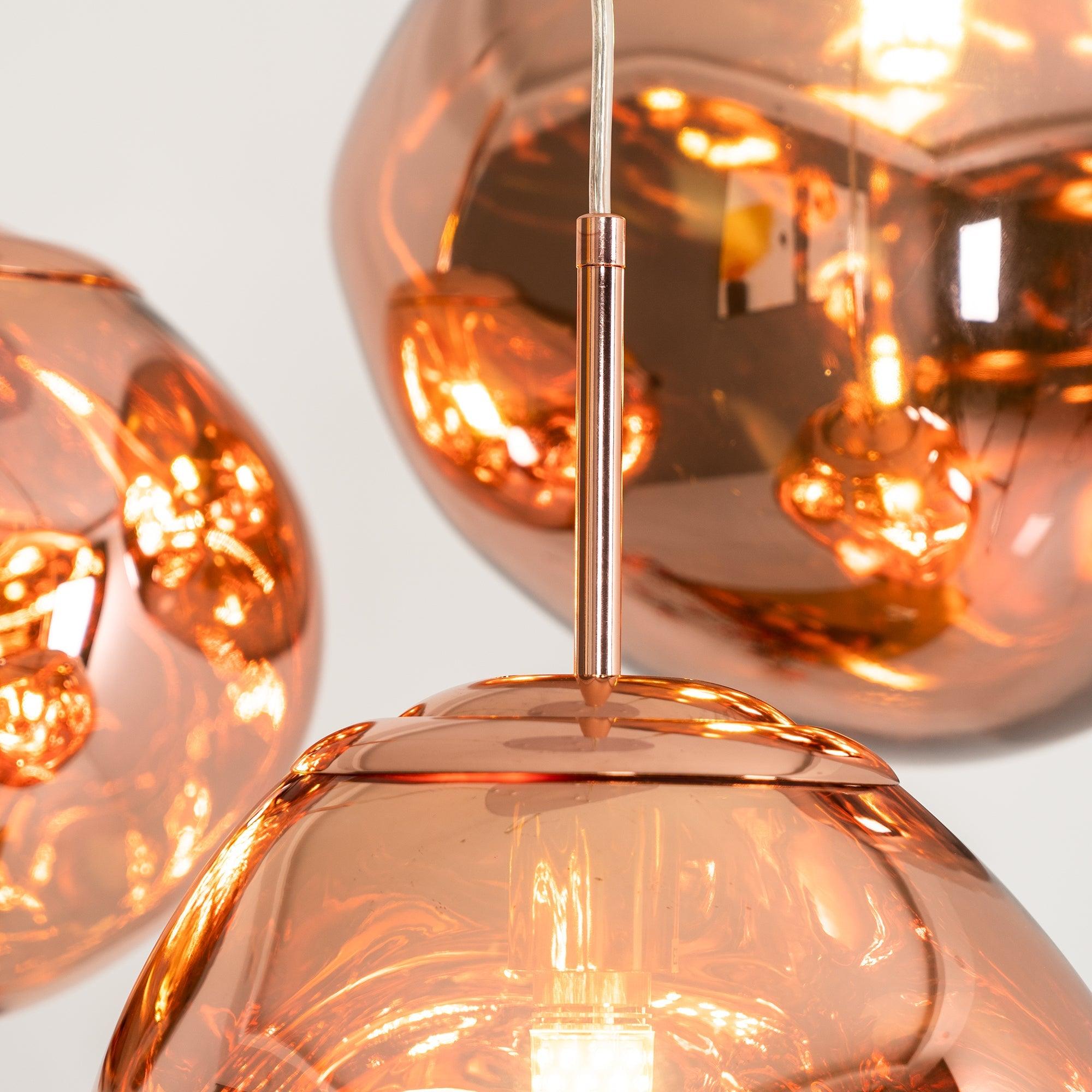 Lustra Pendant Lamp Modern Lava Glass - Letslighting