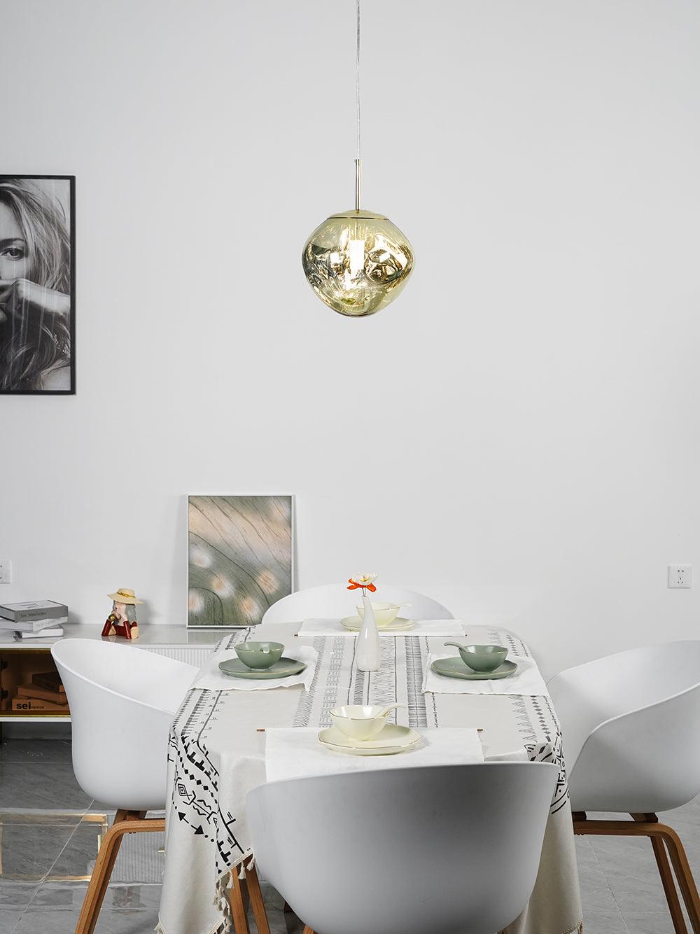 Lustra Pendant Lamp Modern Lava Glass - Letslighting