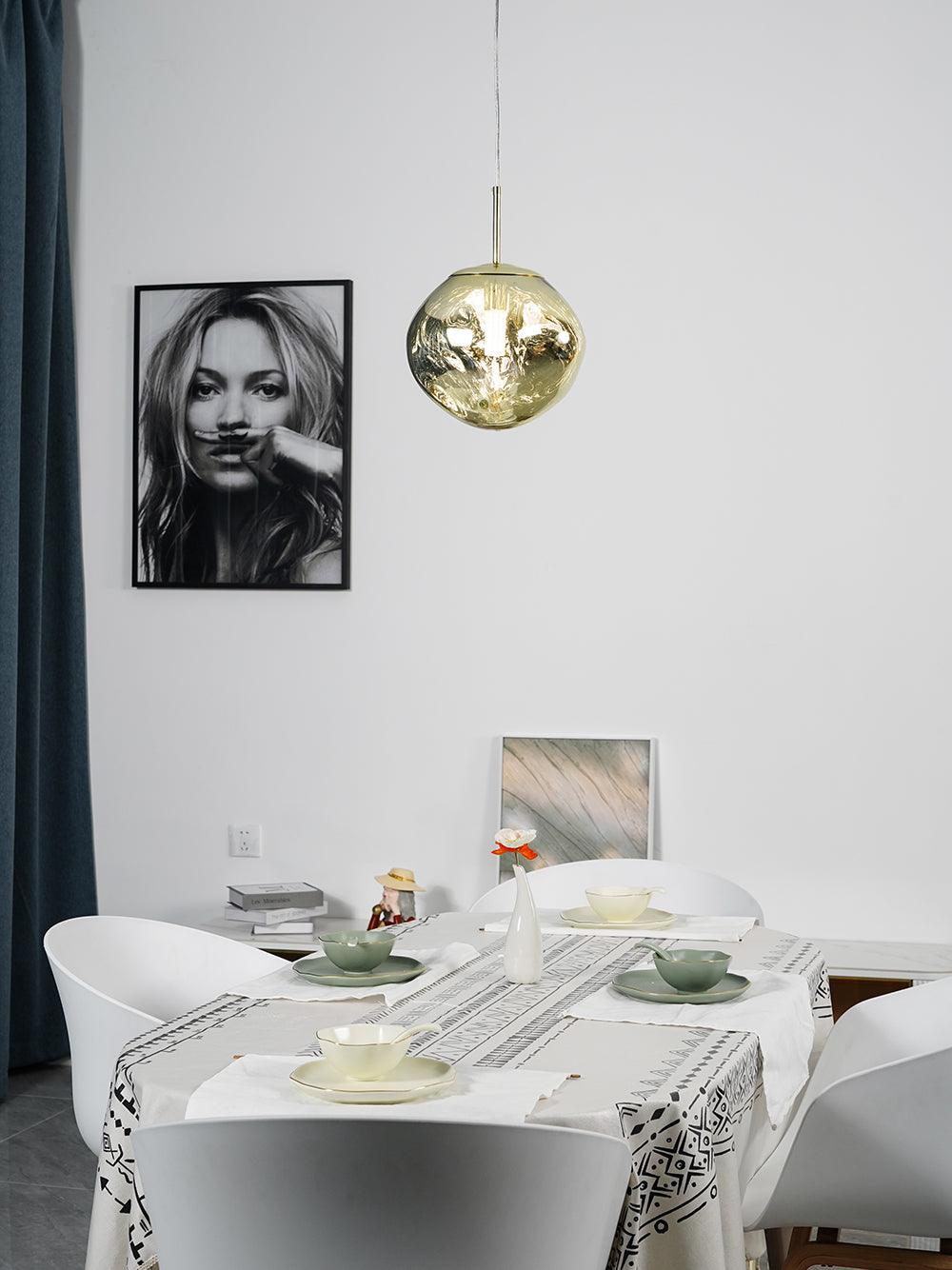 Lustra Pendant Lamp Modern Lava Glass - Letslighting