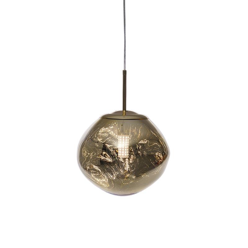 Lustra Pendant Lamp Modern Lava Glass - Letslighting