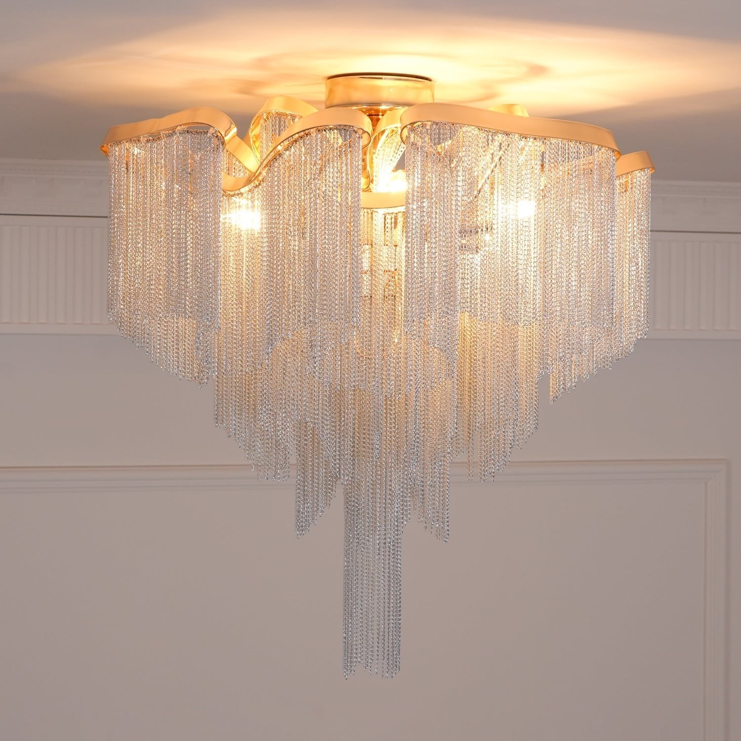 Lustra Ceiling Lamp Modern Tassel Art - Letslighting