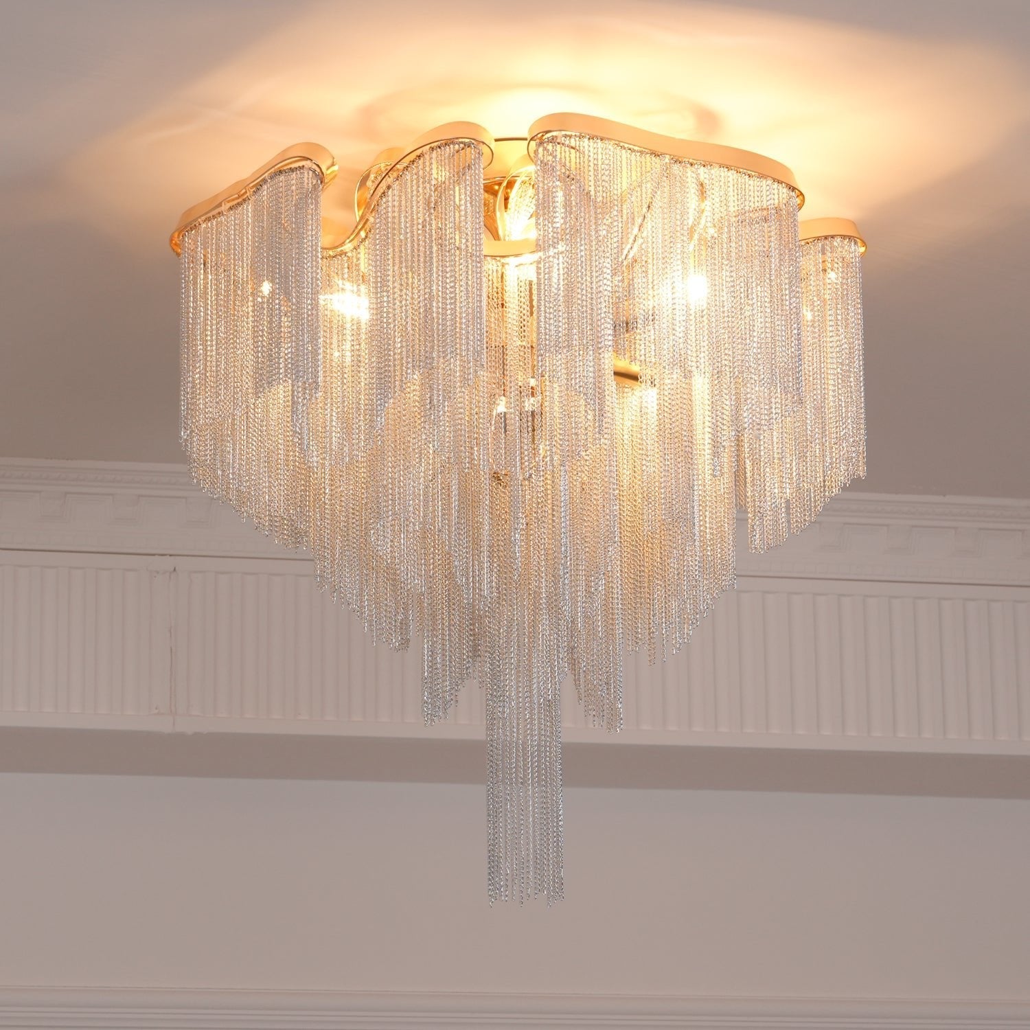 Lustra Ceiling Lamp Modern Tassel Art - Letslighting
