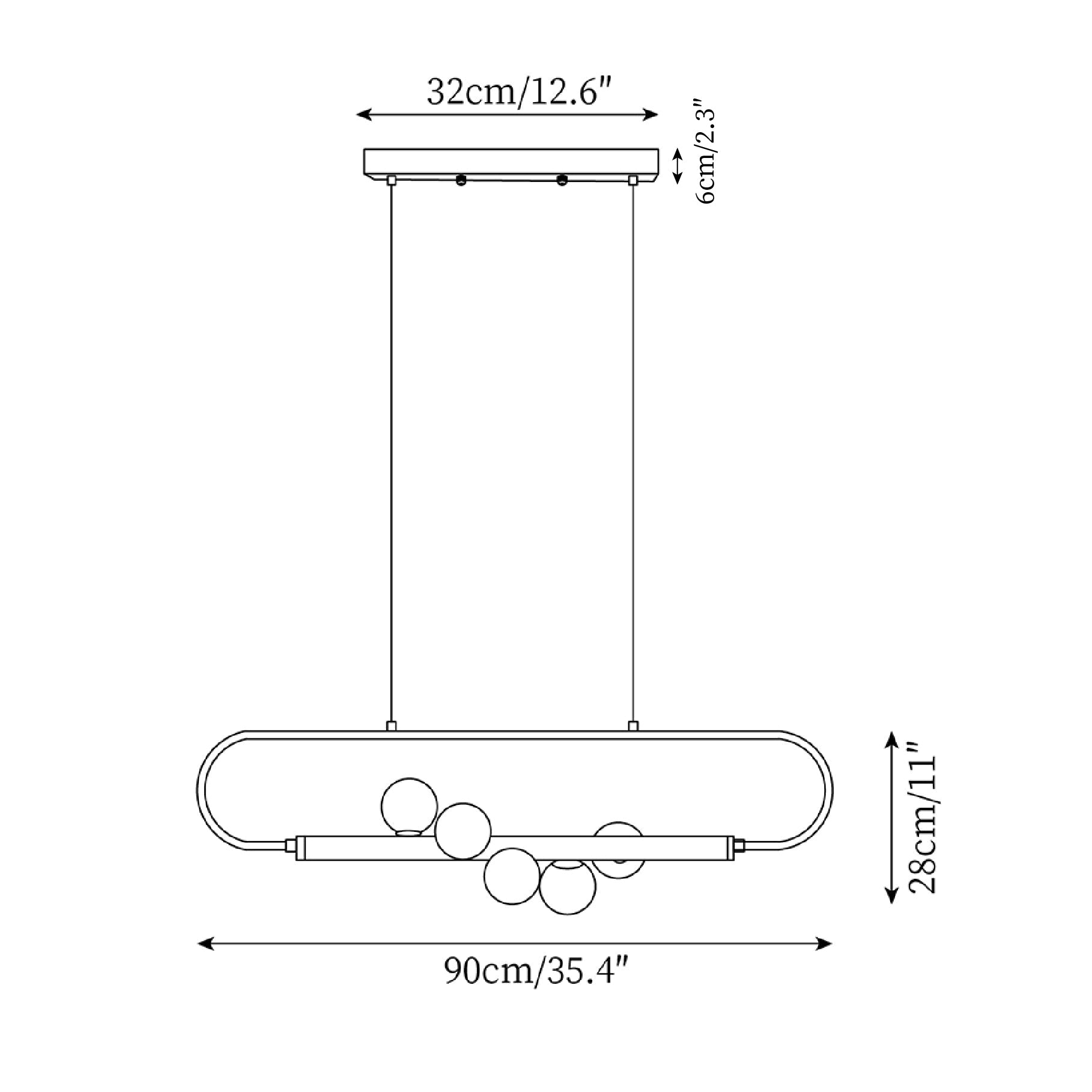 ModernArdin Chandelier - Letslighting