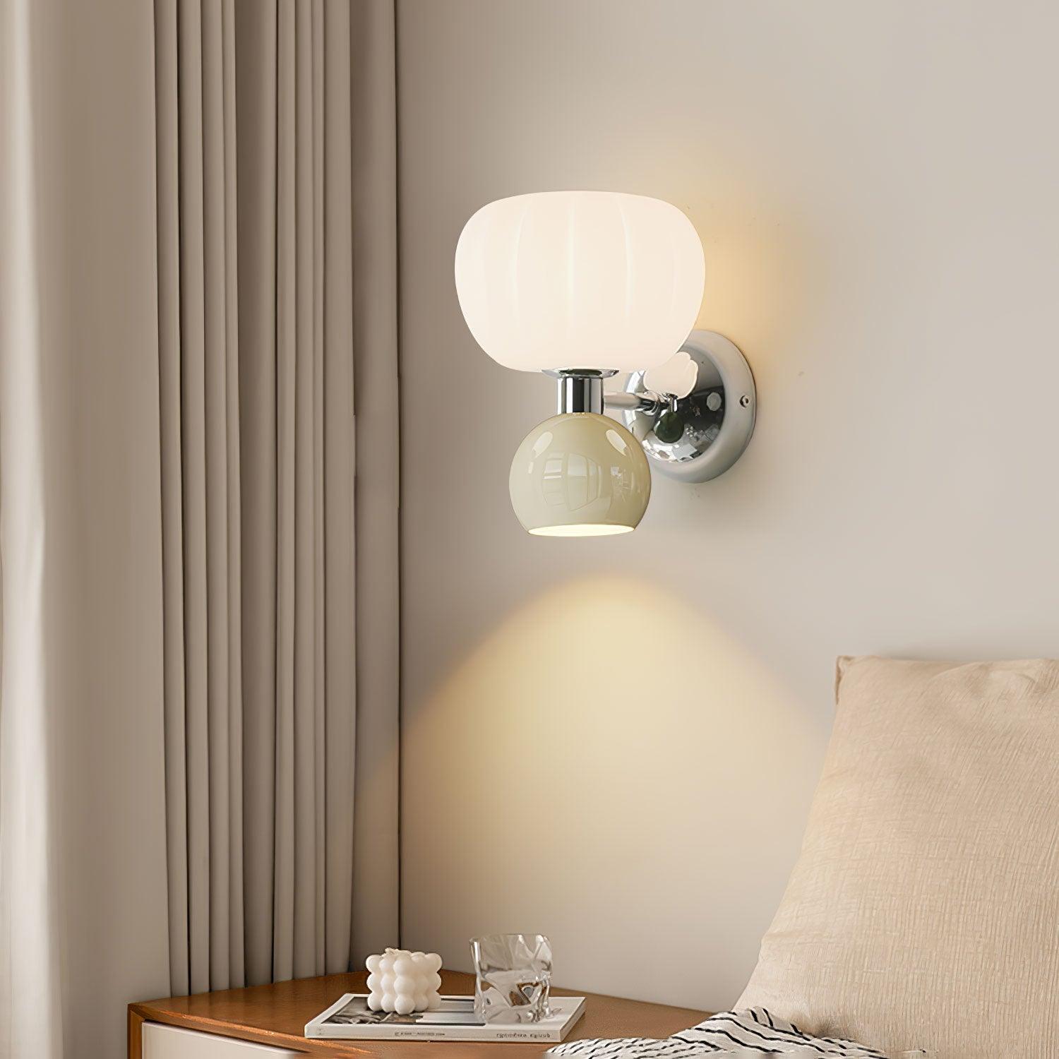 Erraeiel Nordic Art Cream Plastic Sconce Wall lamp - Letslighting