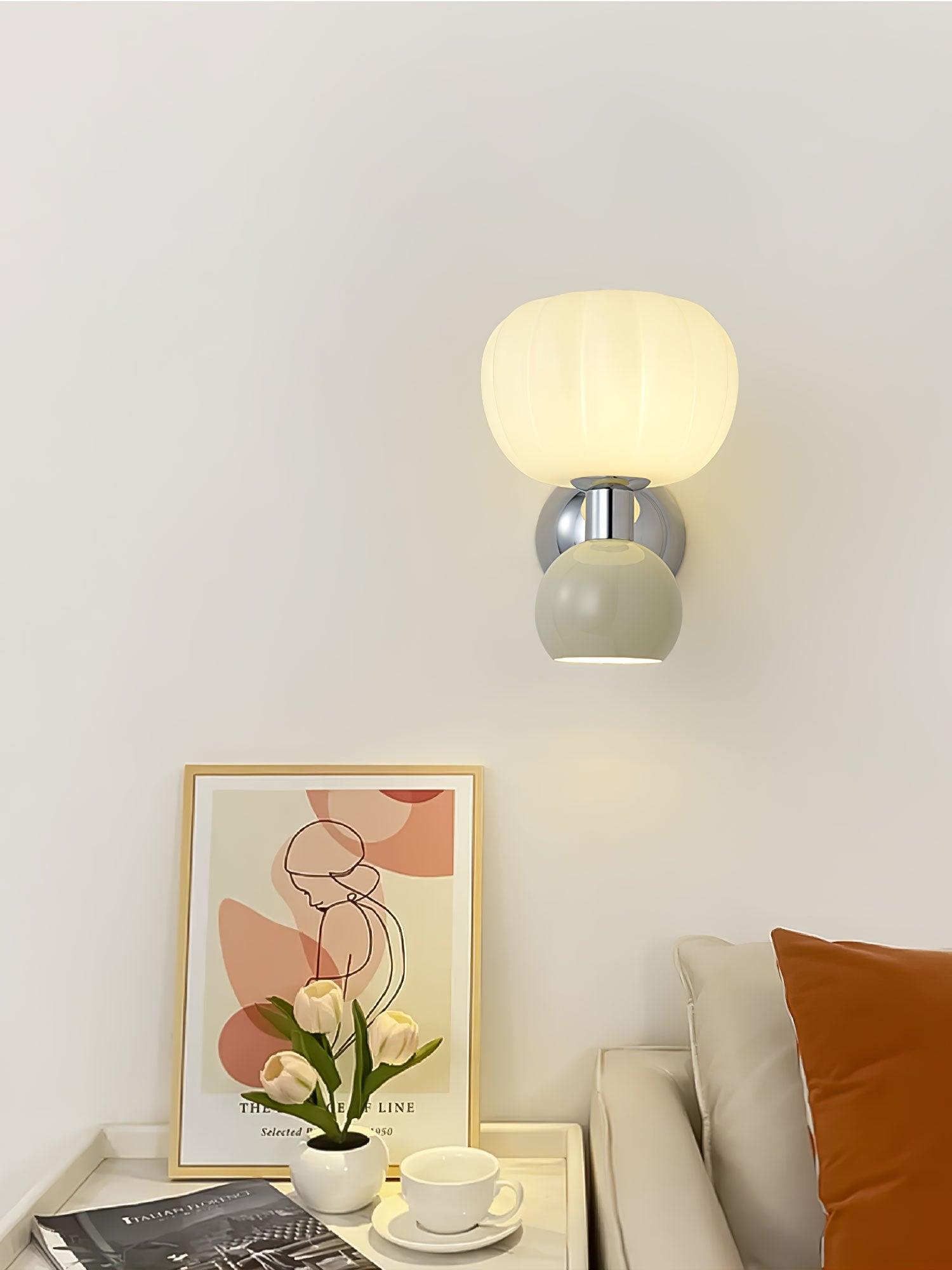 Erraeiel Nordic Art Cream Plastic Sconce Wall lamp - Letslighting