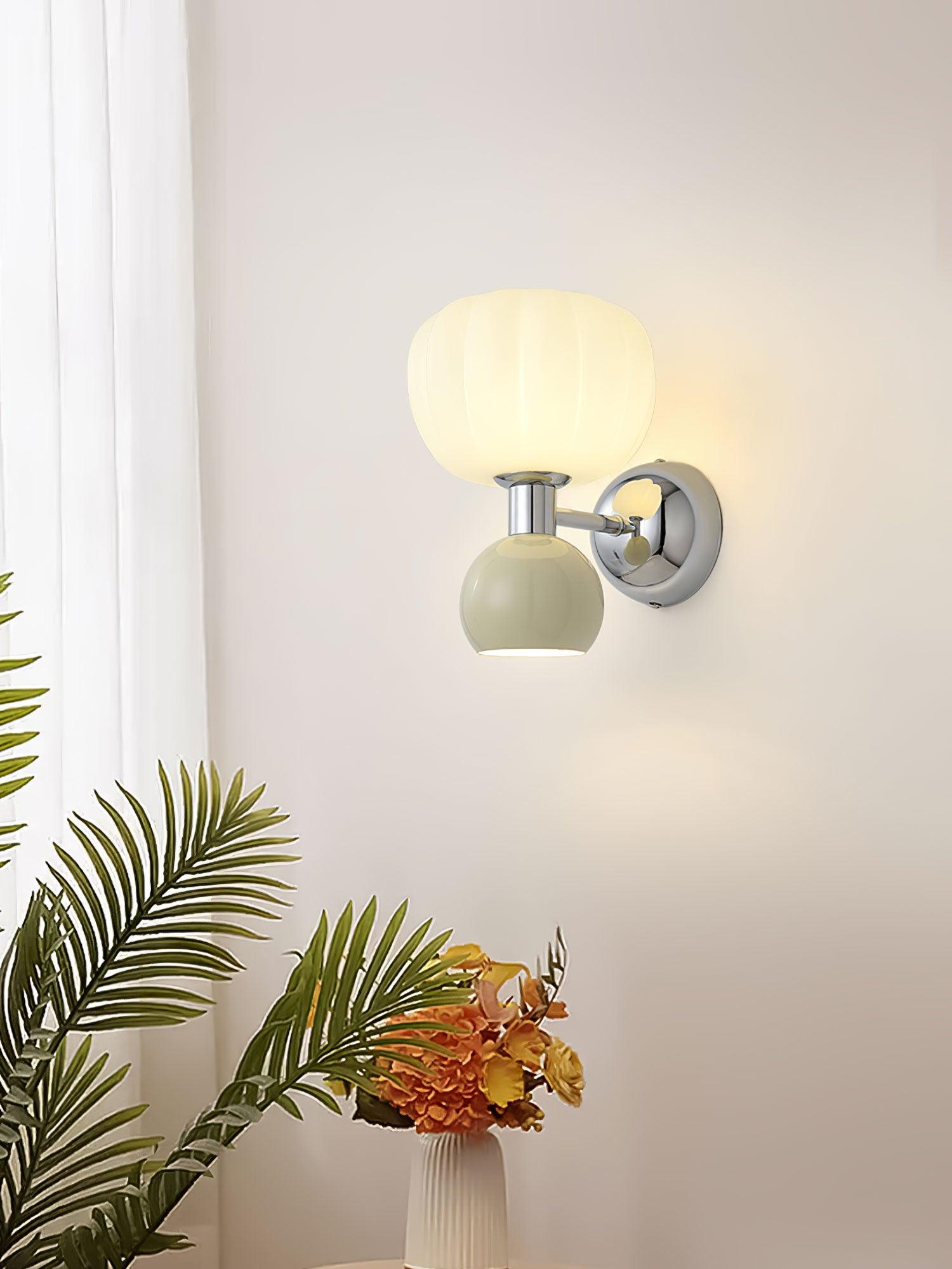Erraeiel Nordic Art Cream Plastic Sconce Wall lamp - Letslighting