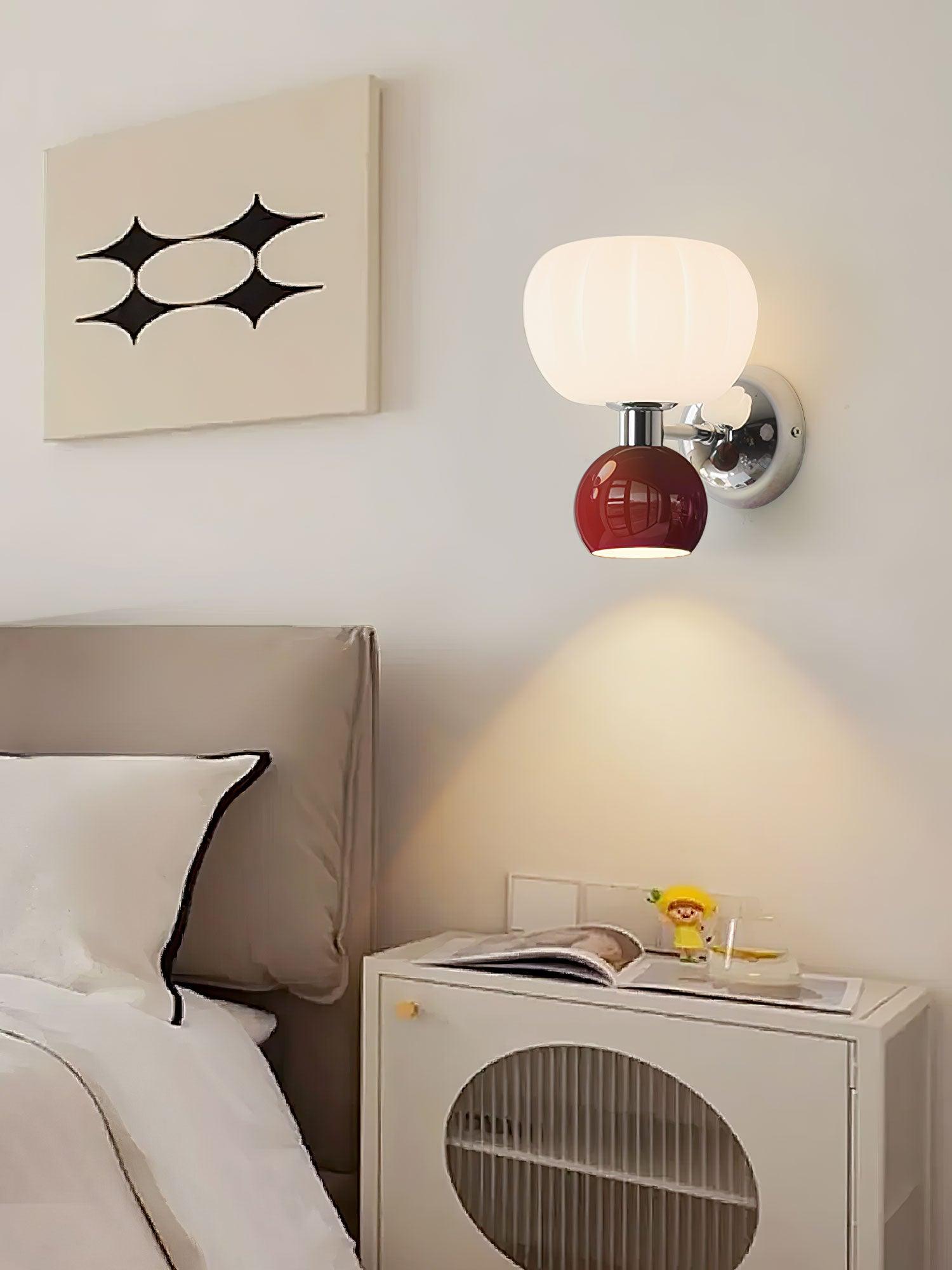 Erraeiel Nordic Art Cream Plastic Sconce Wall lamp - Letslighting