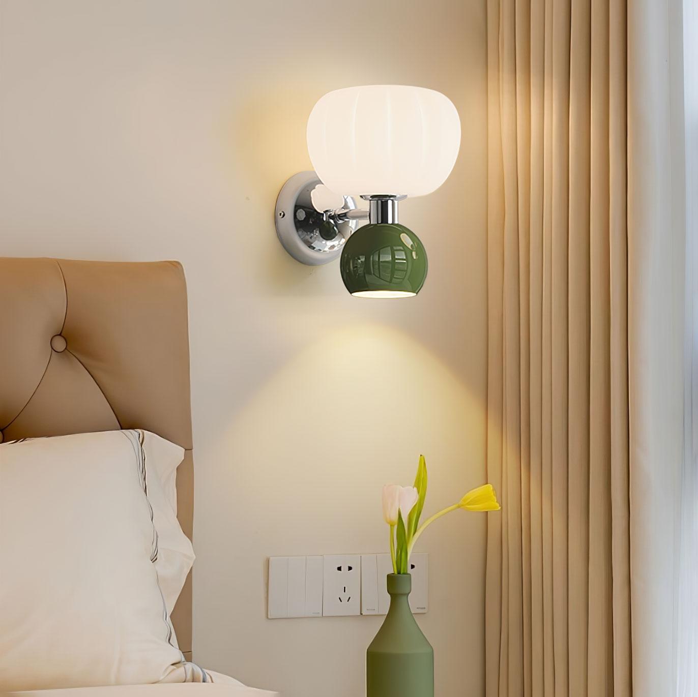 Erraeiel Nordic Art Cream Plastic Sconce Wall lamp - Letslighting