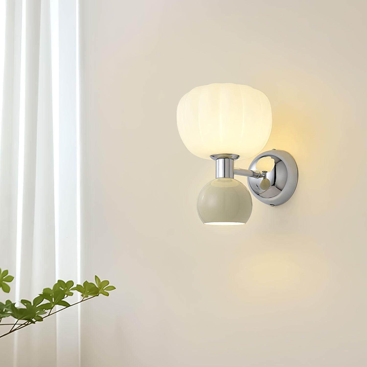 Erraeiel Nordic Art Cream Plastic Sconce Wall lamp - Letslighting