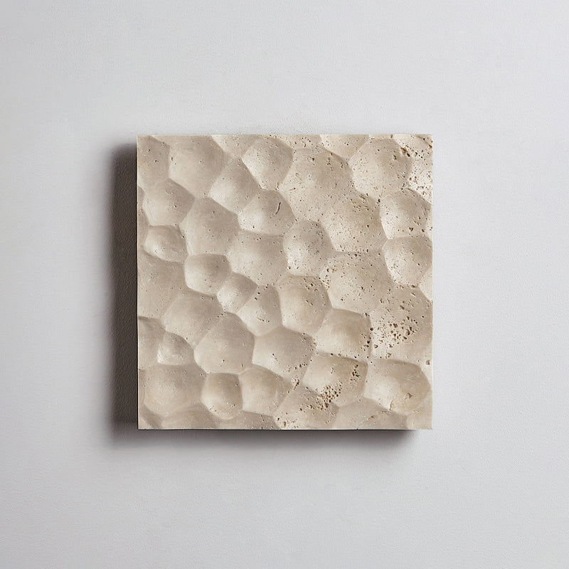 Vedoreth Individual Creativity Panel Travertine Sconce Wall Lamp - Letslighting