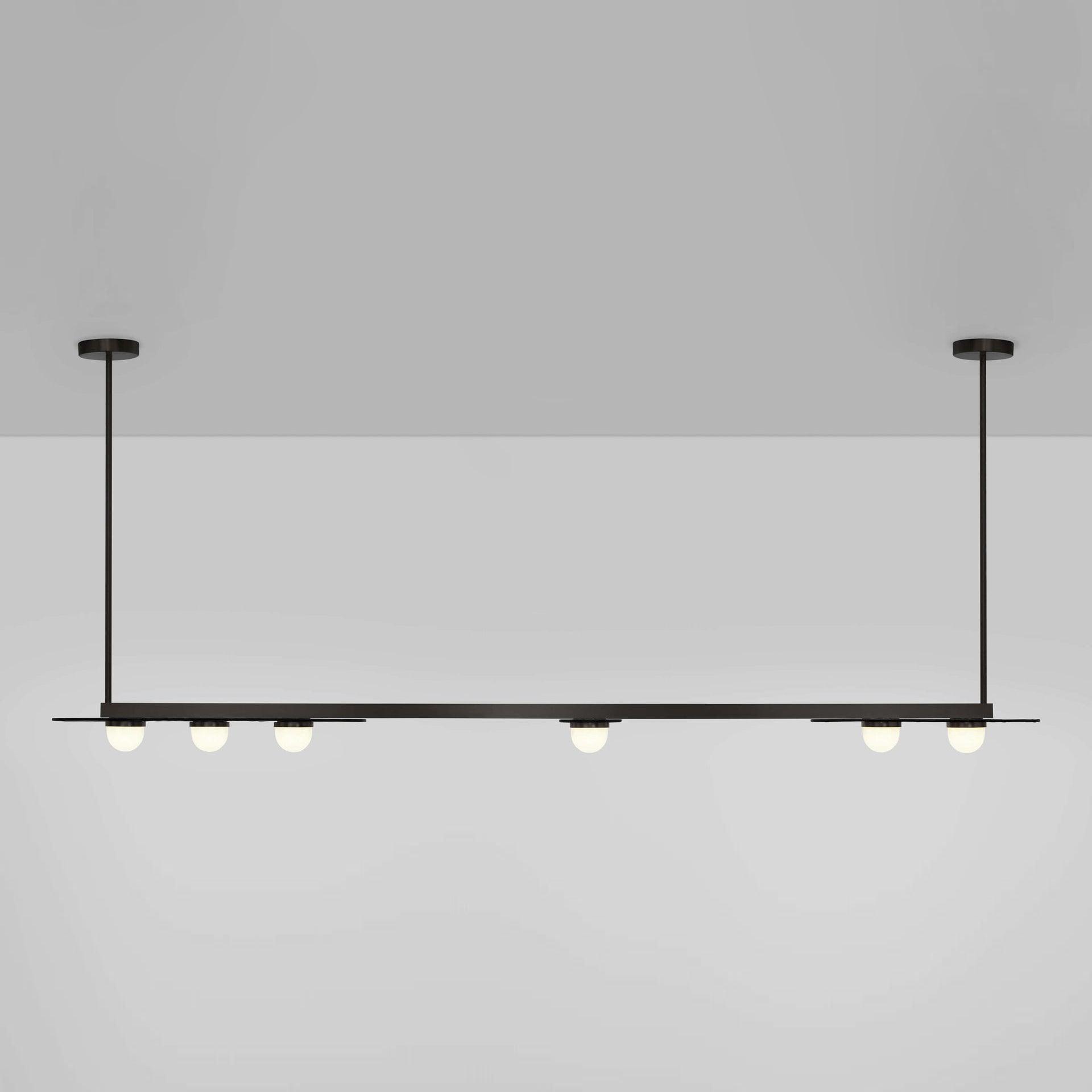 Lustra Chandelier LED Linear Gold Frame - Letslighting