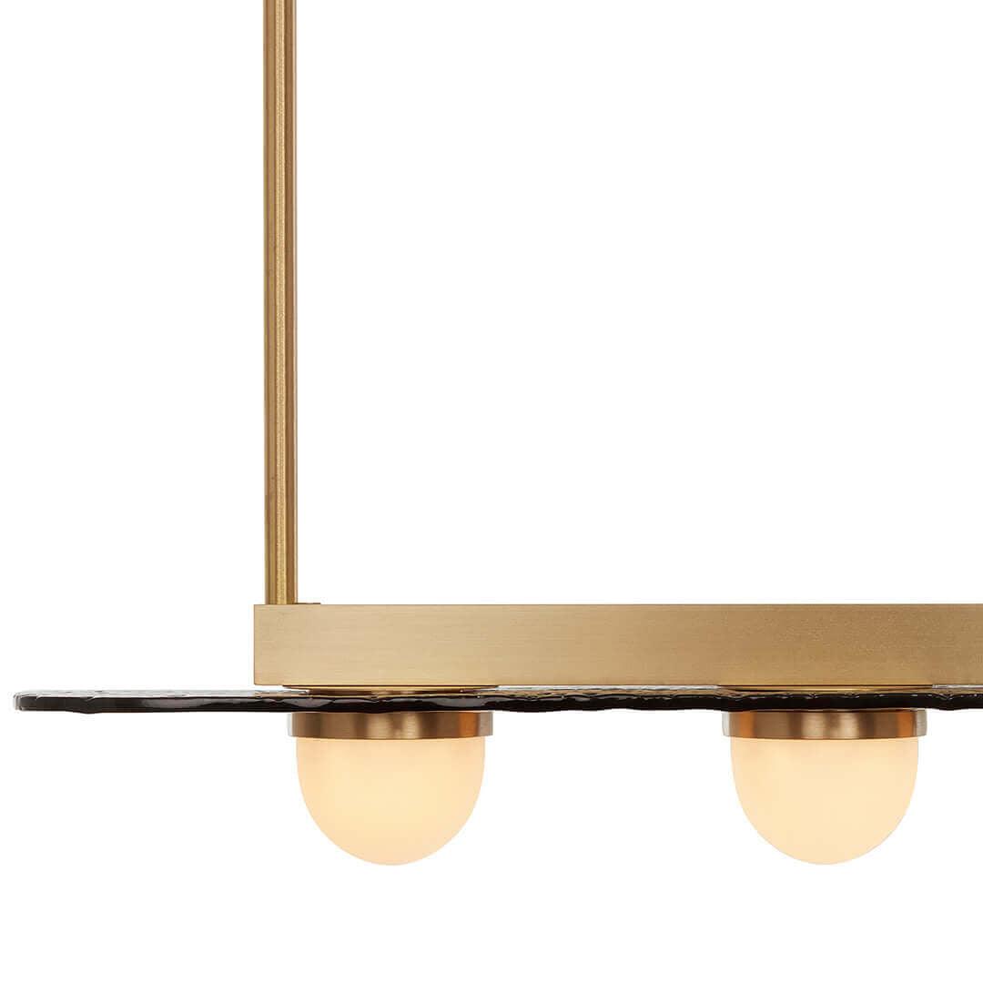 Lustra Chandelier LED Linear Gold Frame - Letslighting