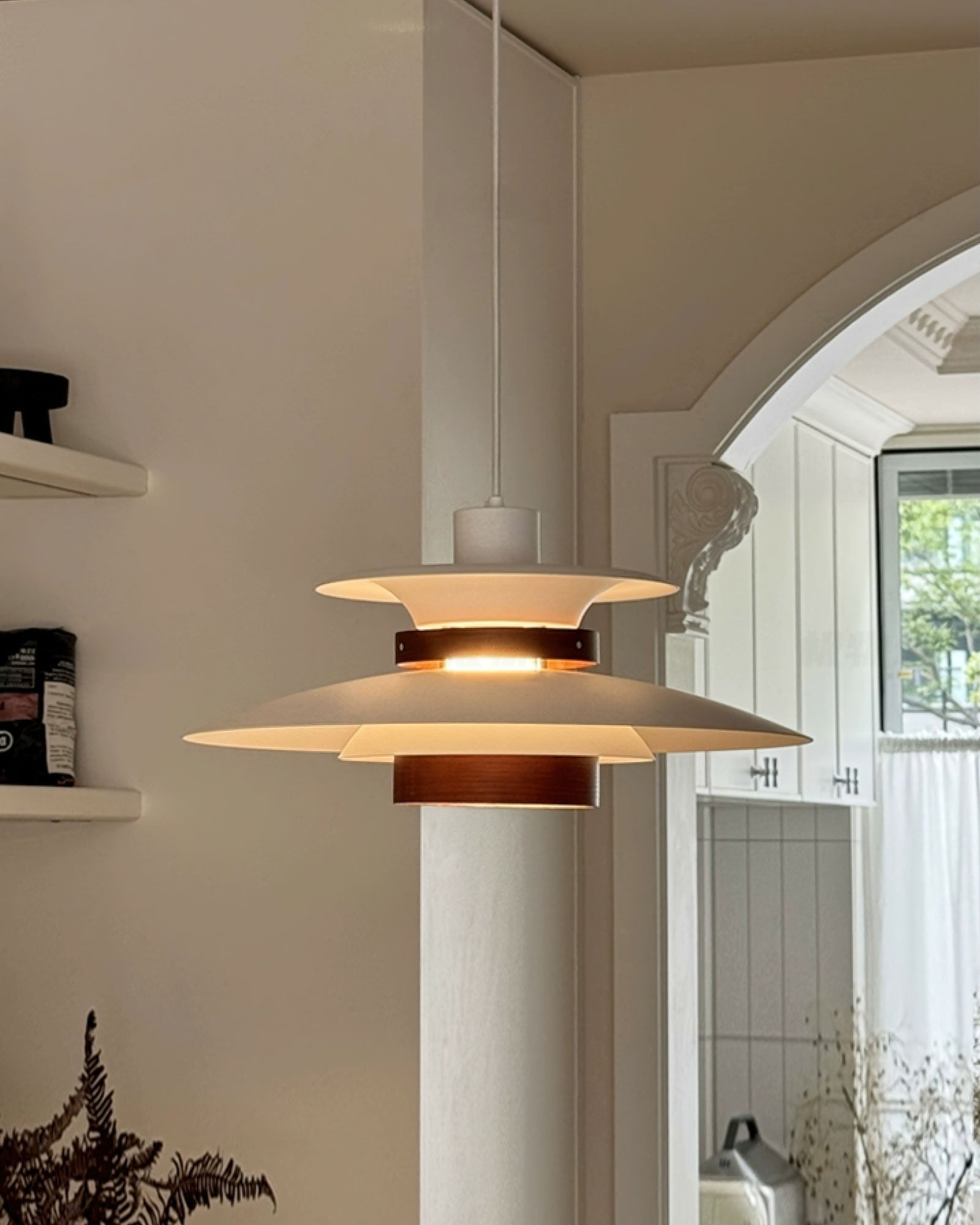 Nymera Wood Steel Pendant Lamp - Letslighting