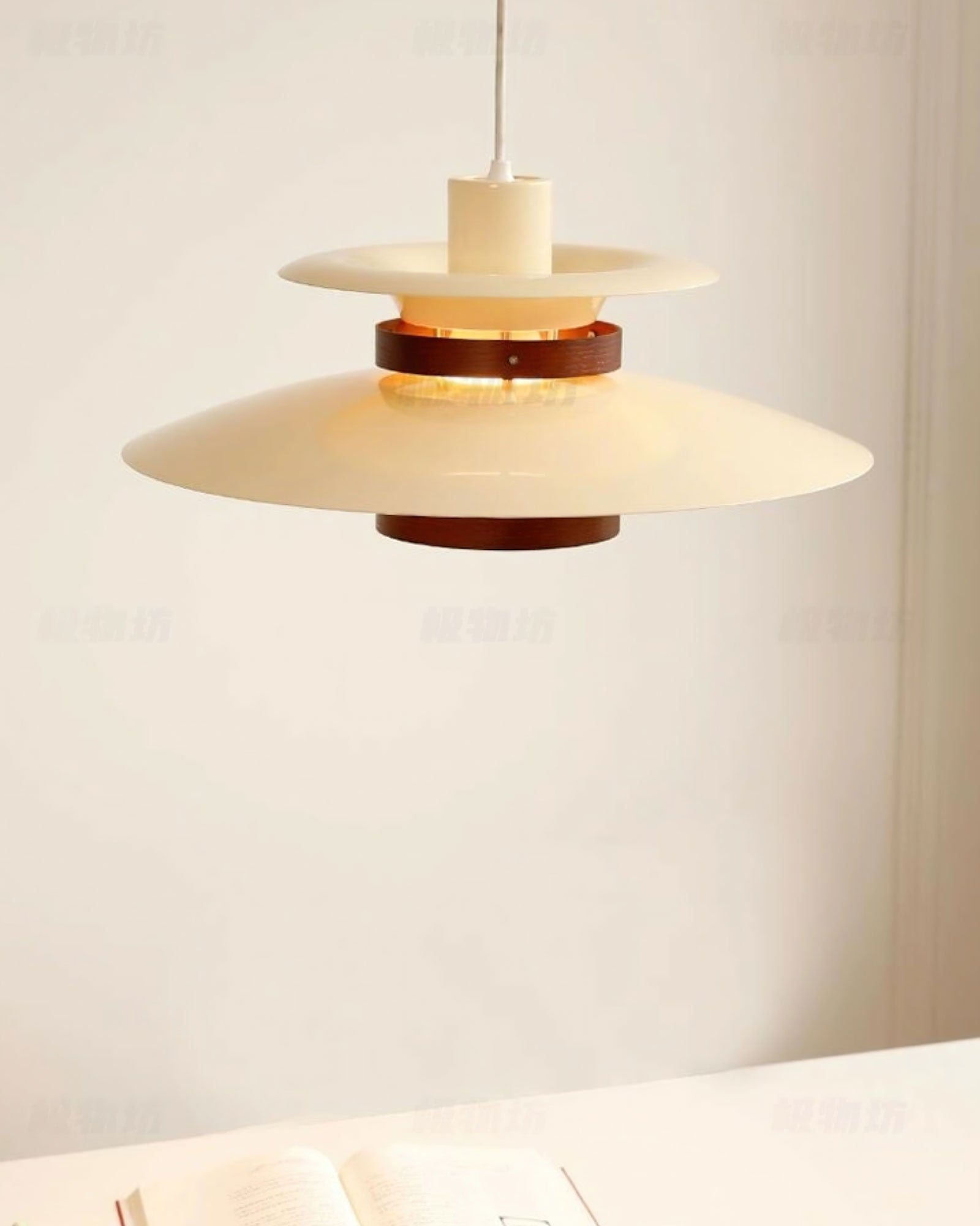 Nymera Wood Steel Pendant Lamp - Letslighting