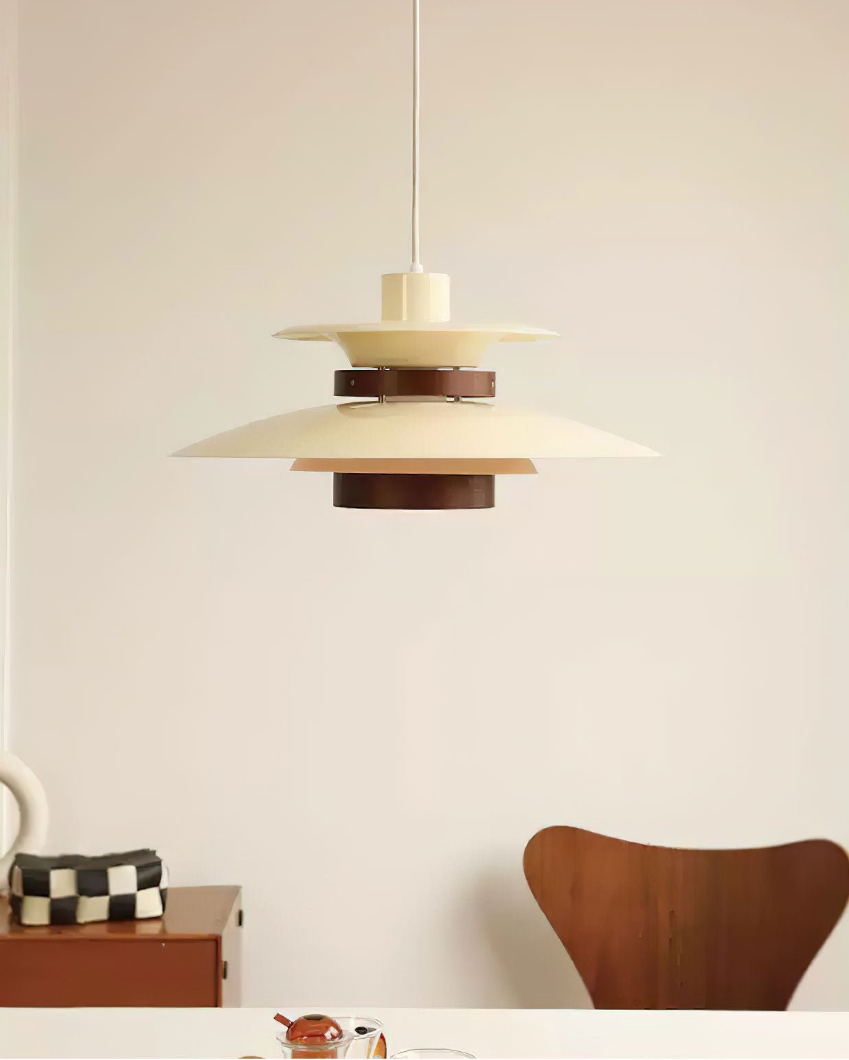 Nymera Wood Steel Pendant Lamp - Letslighting