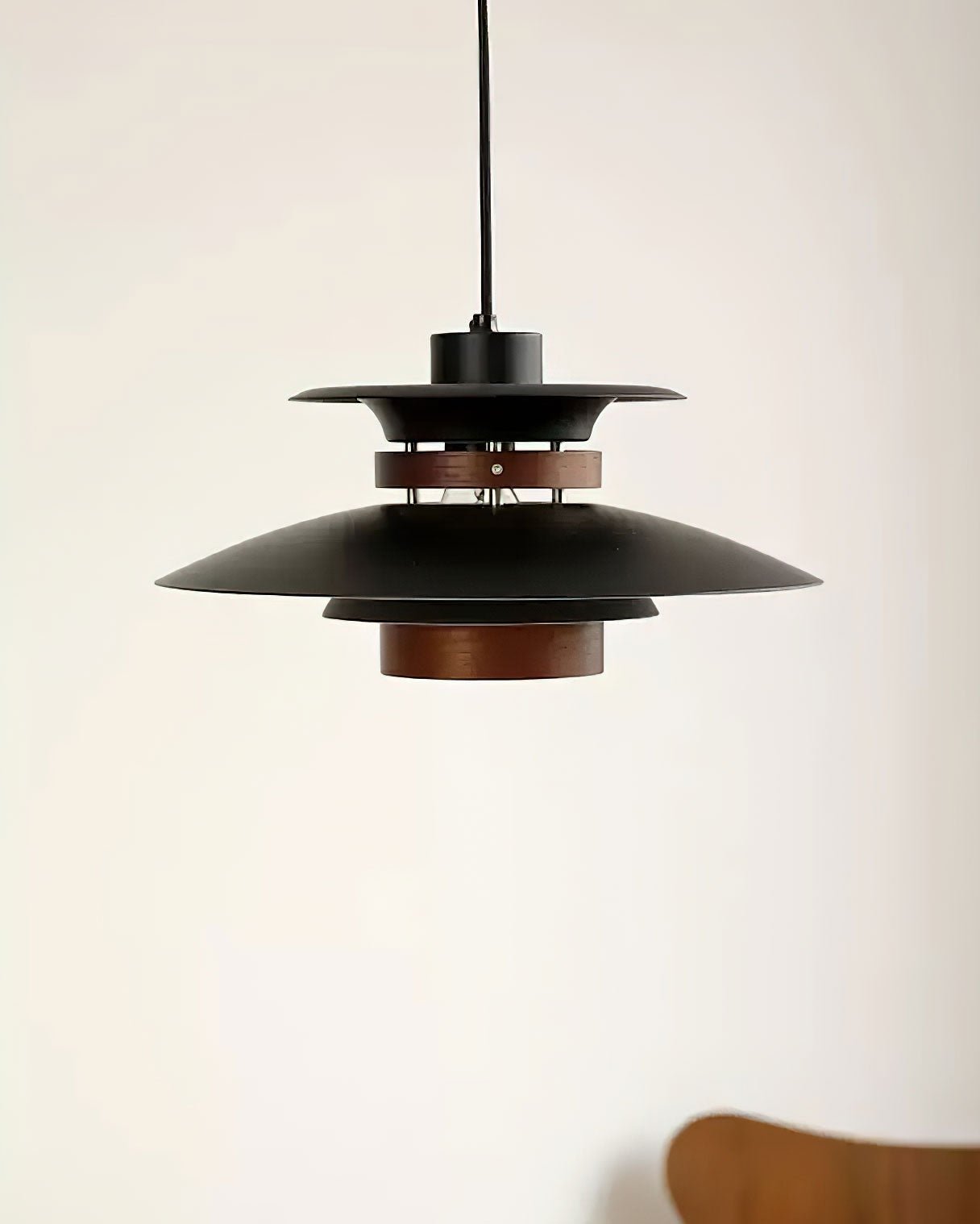 Nymera Wood Steel Pendant Lamp - Letslighting