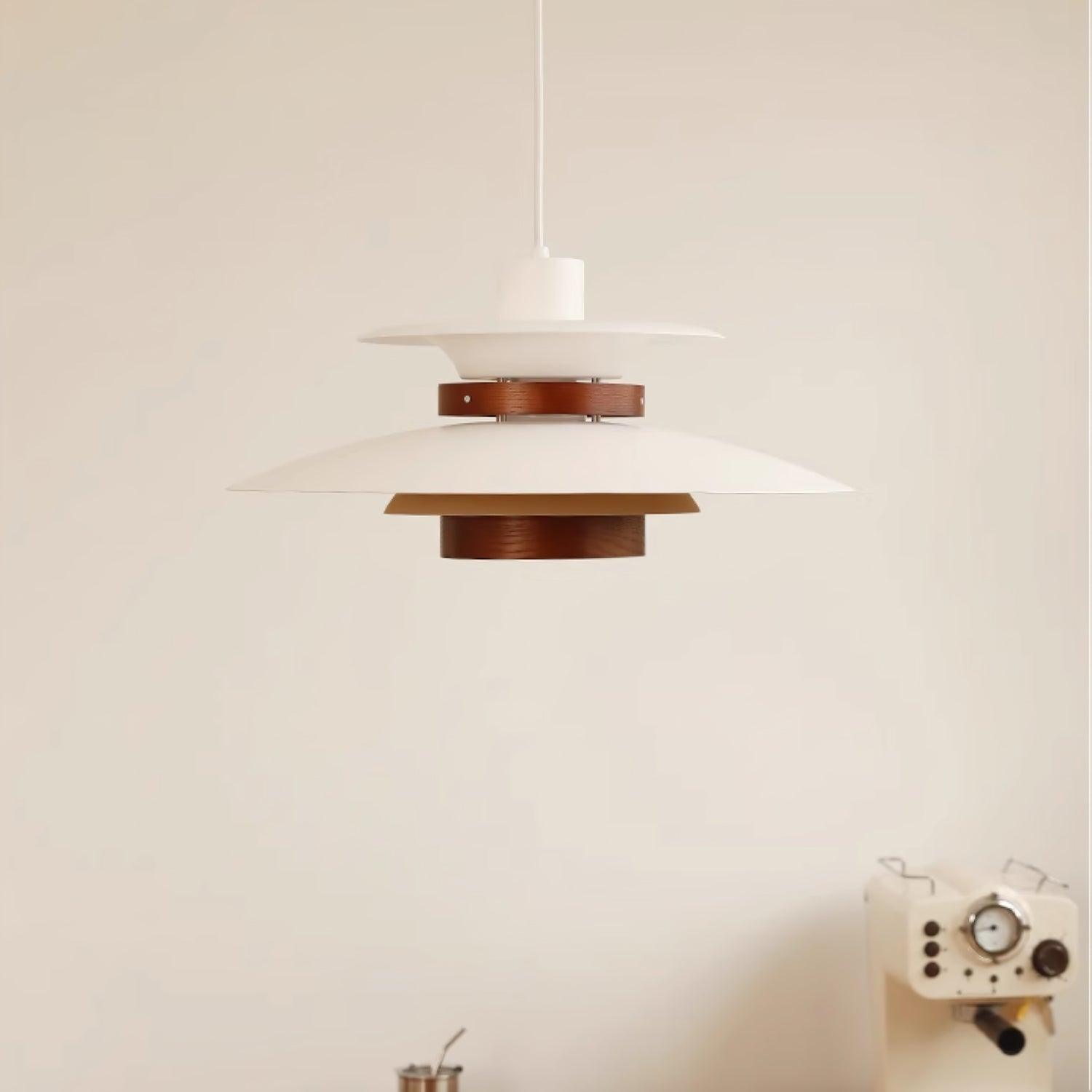 Nymera Wood Steel Pendant Lamp - Letslighting