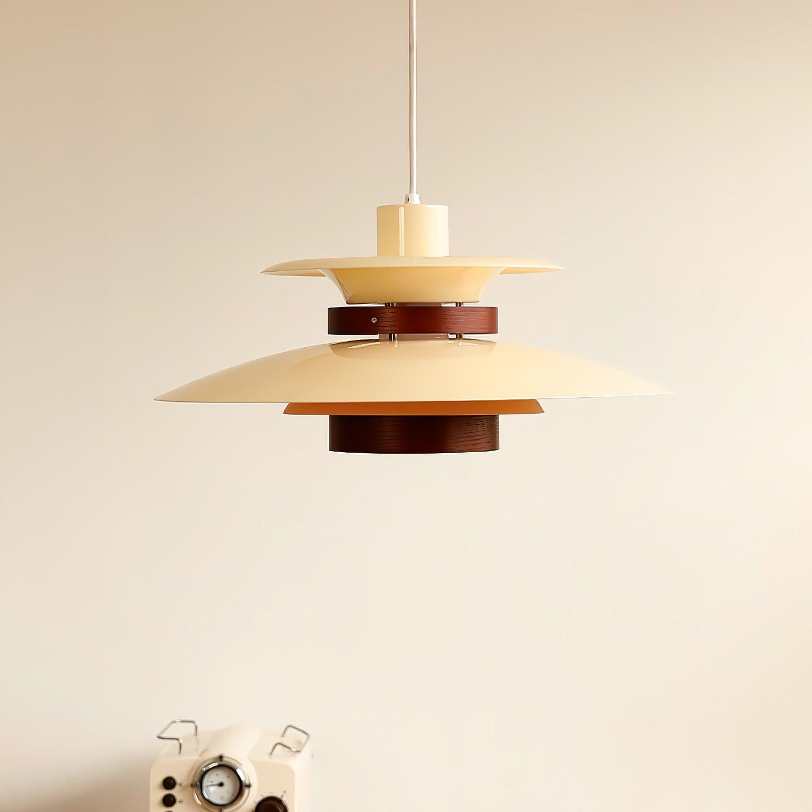 Nymera Wood Steel Pendant Lamp - Letslighting