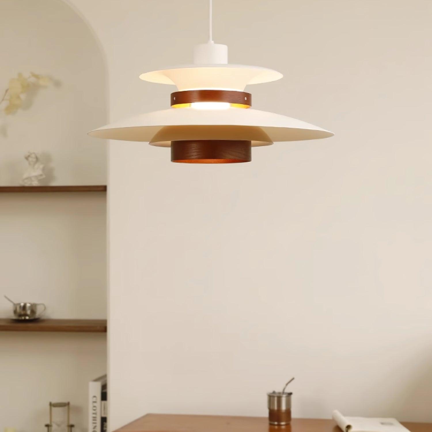 Nymera Wood Steel Pendant Lamp - Letslighting