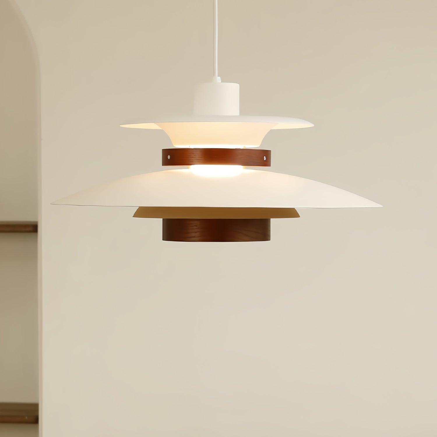 Nymera Wood Steel Pendant Lamp - Letslighting