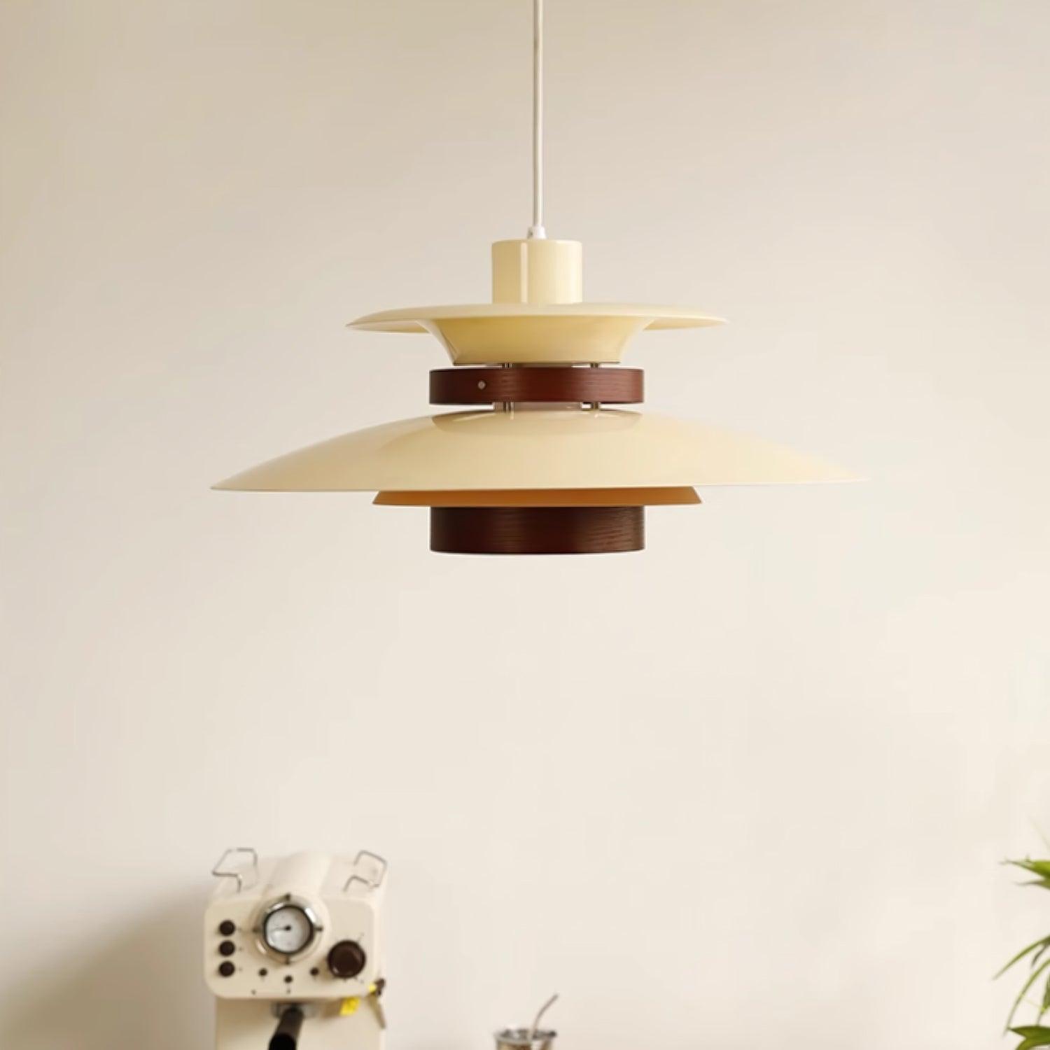 Nymera Wood Steel Pendant Lamp - Letslighting