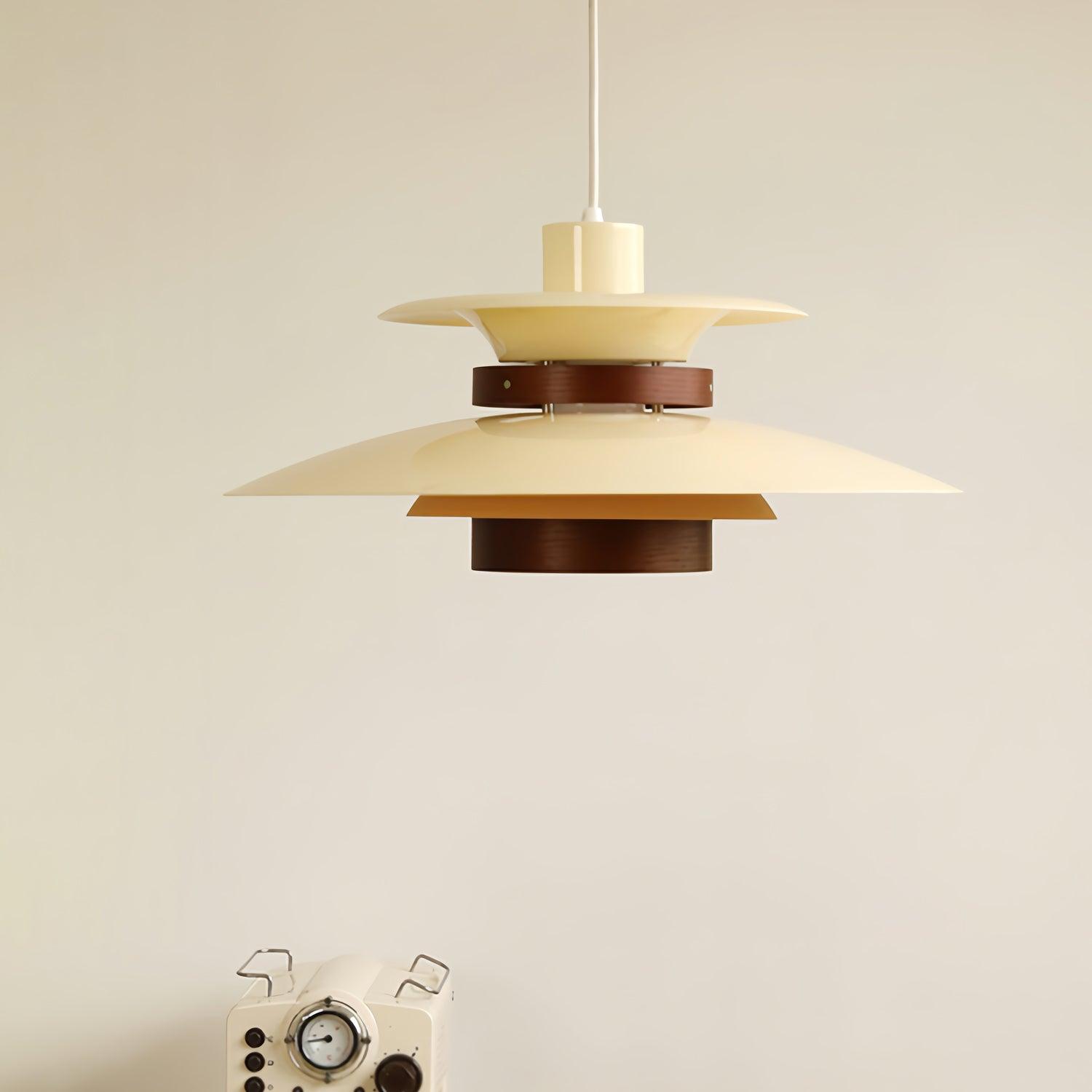 Nymera Wood Steel Pendant Lamp - Letslighting