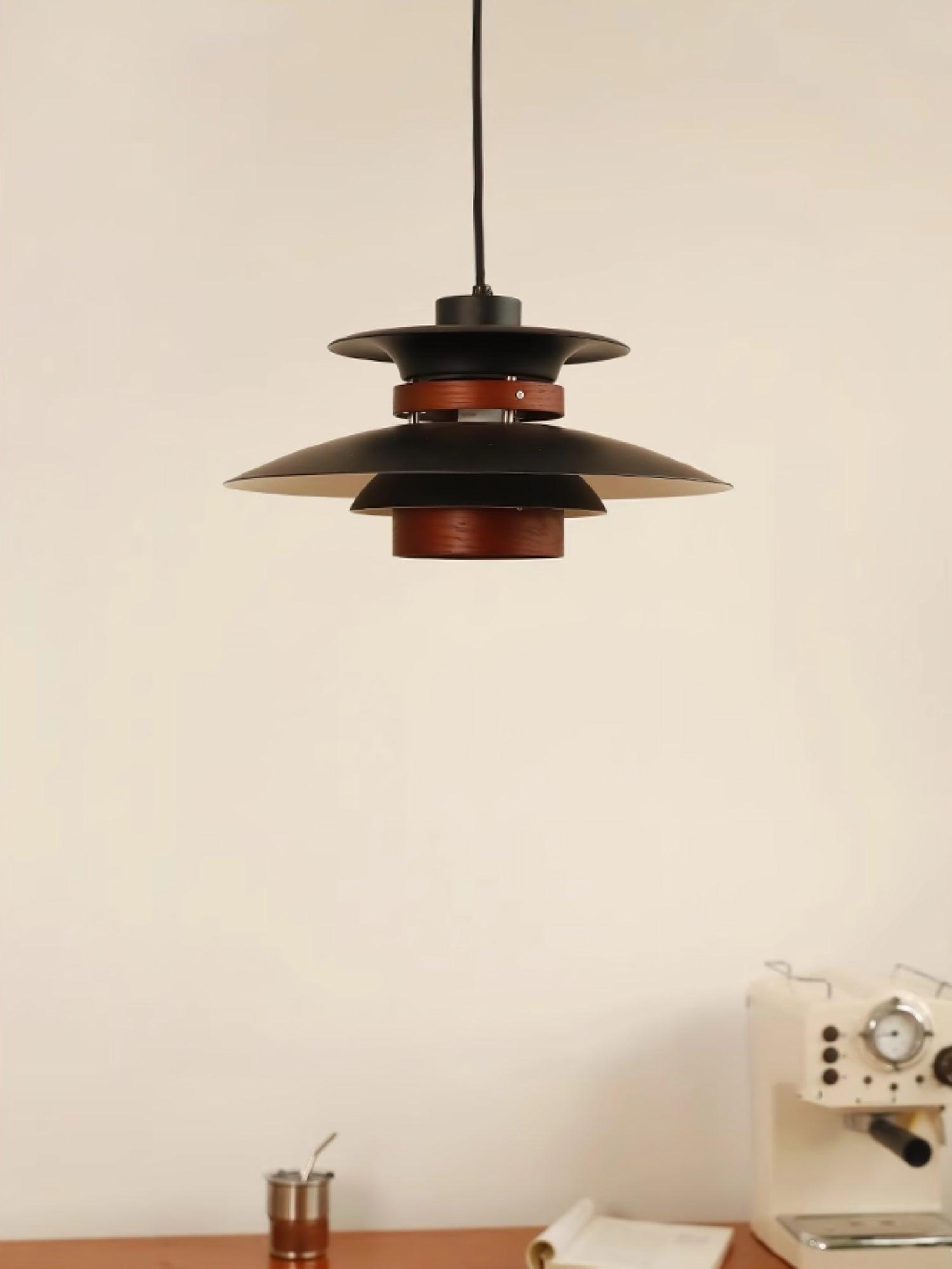 Nymera Wood Steel Pendant Lamp - Letslighting