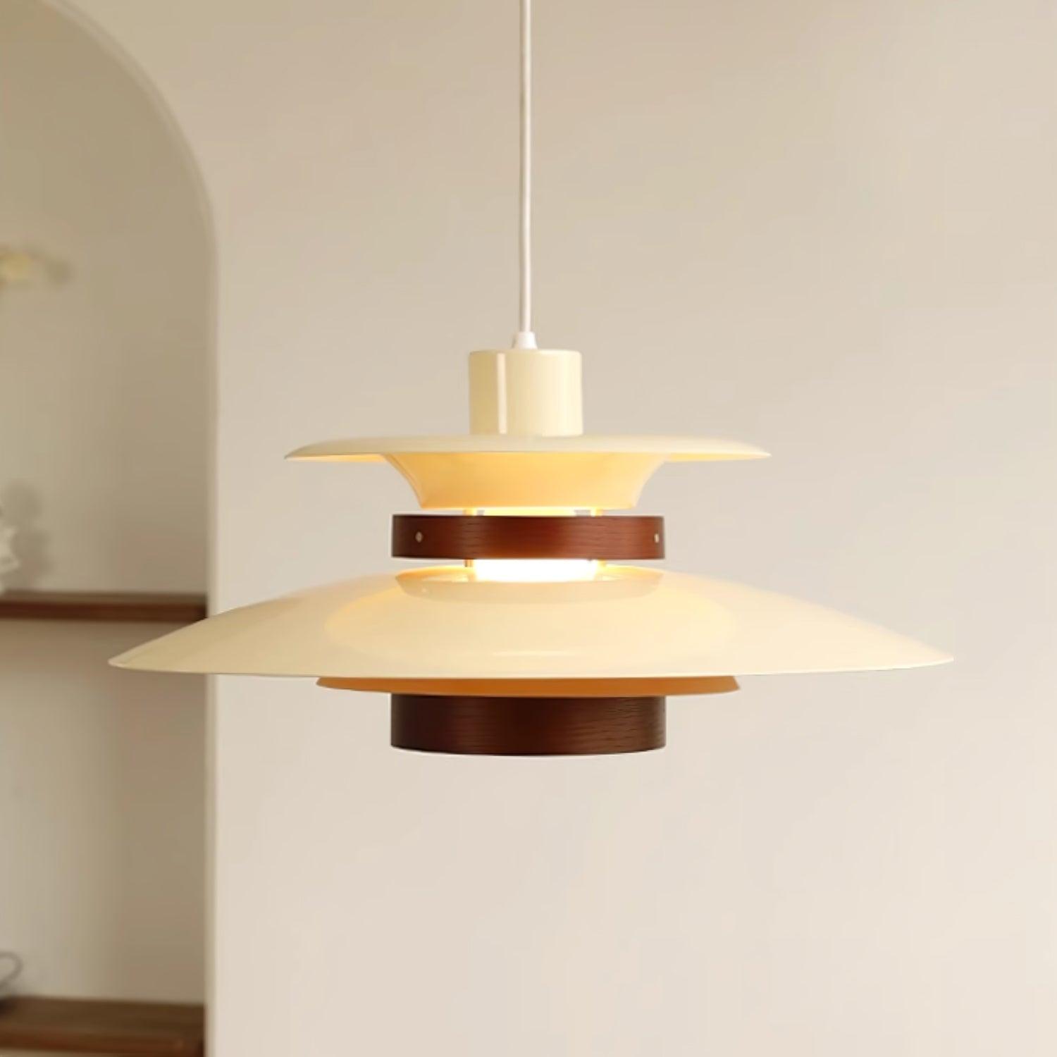 Nymera Wood Steel Pendant Lamp - Letslighting