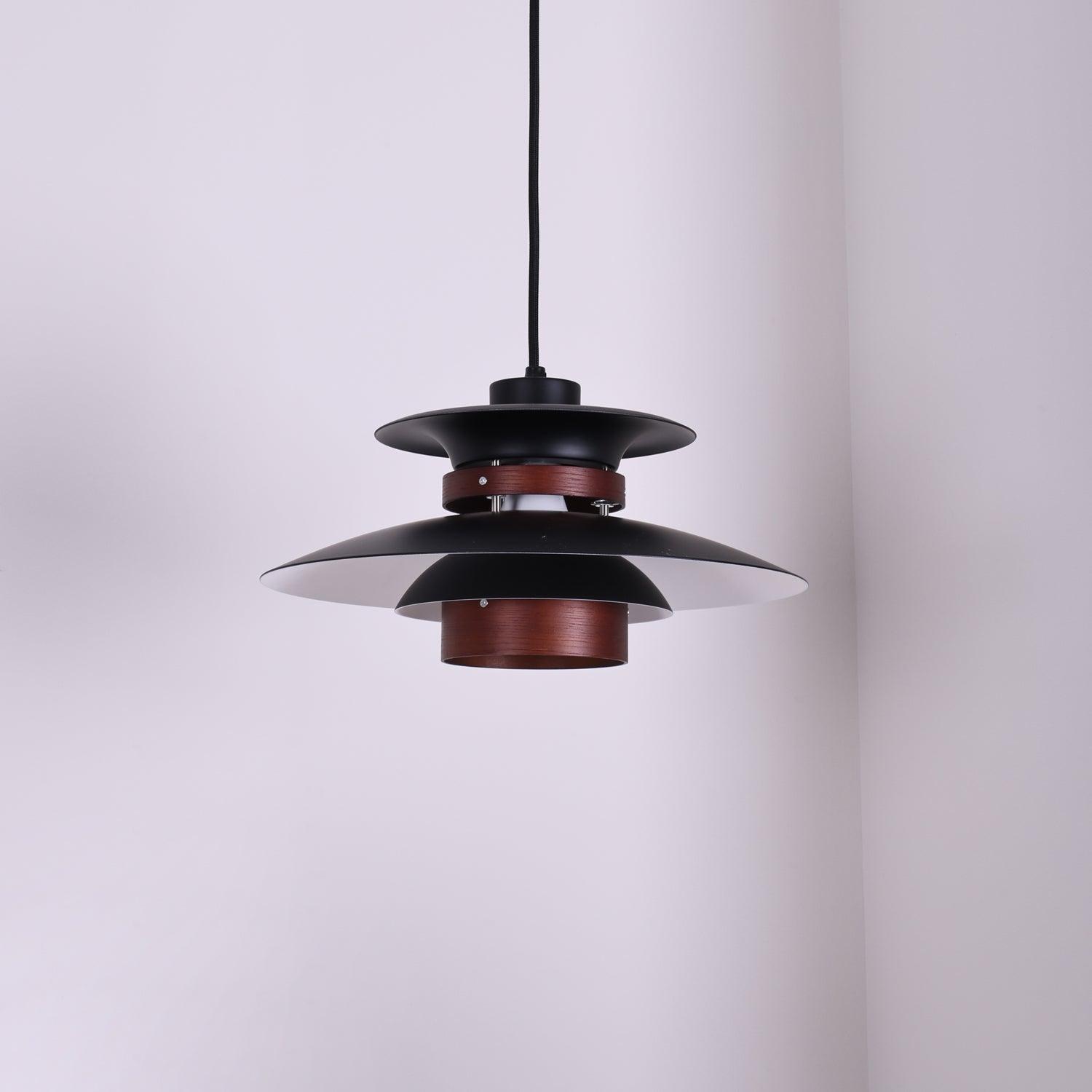Nymera Wood Steel Pendant Lamp - Letslighting