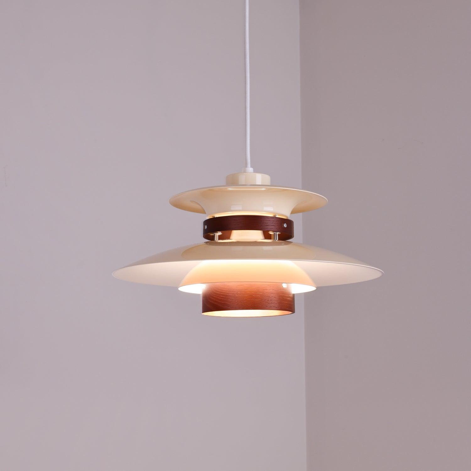 Nymera Wood Steel Pendant Lamp - Letslighting