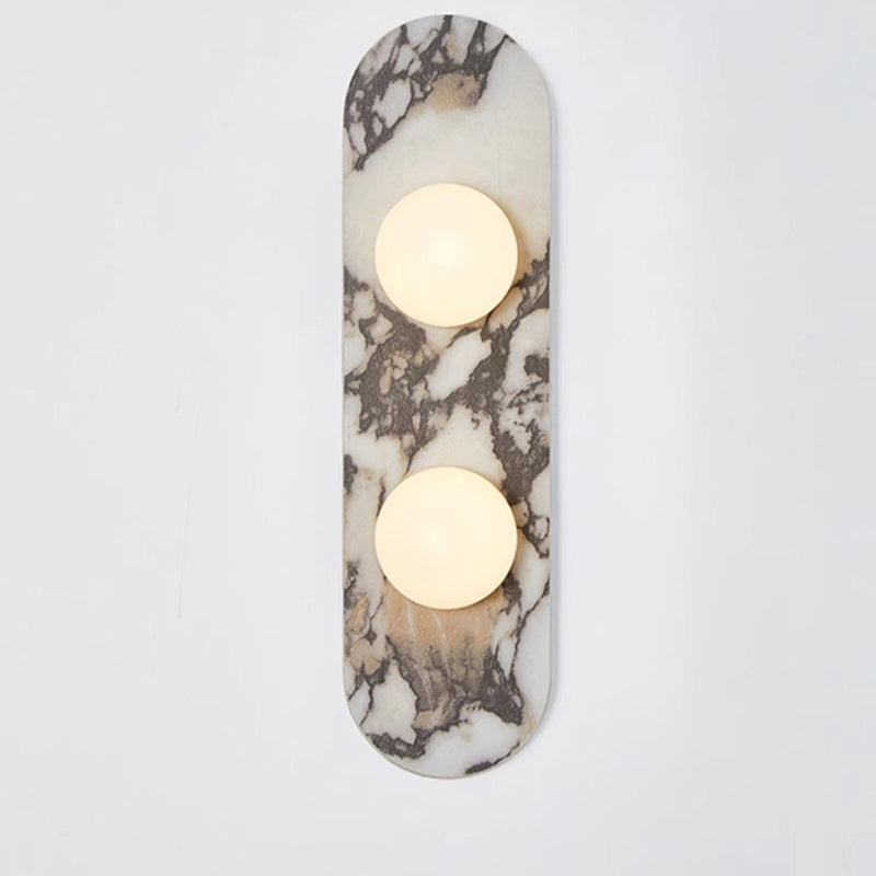 Covelyra Modern Minimalist Marble Glass Wall Lamp - Letslighting