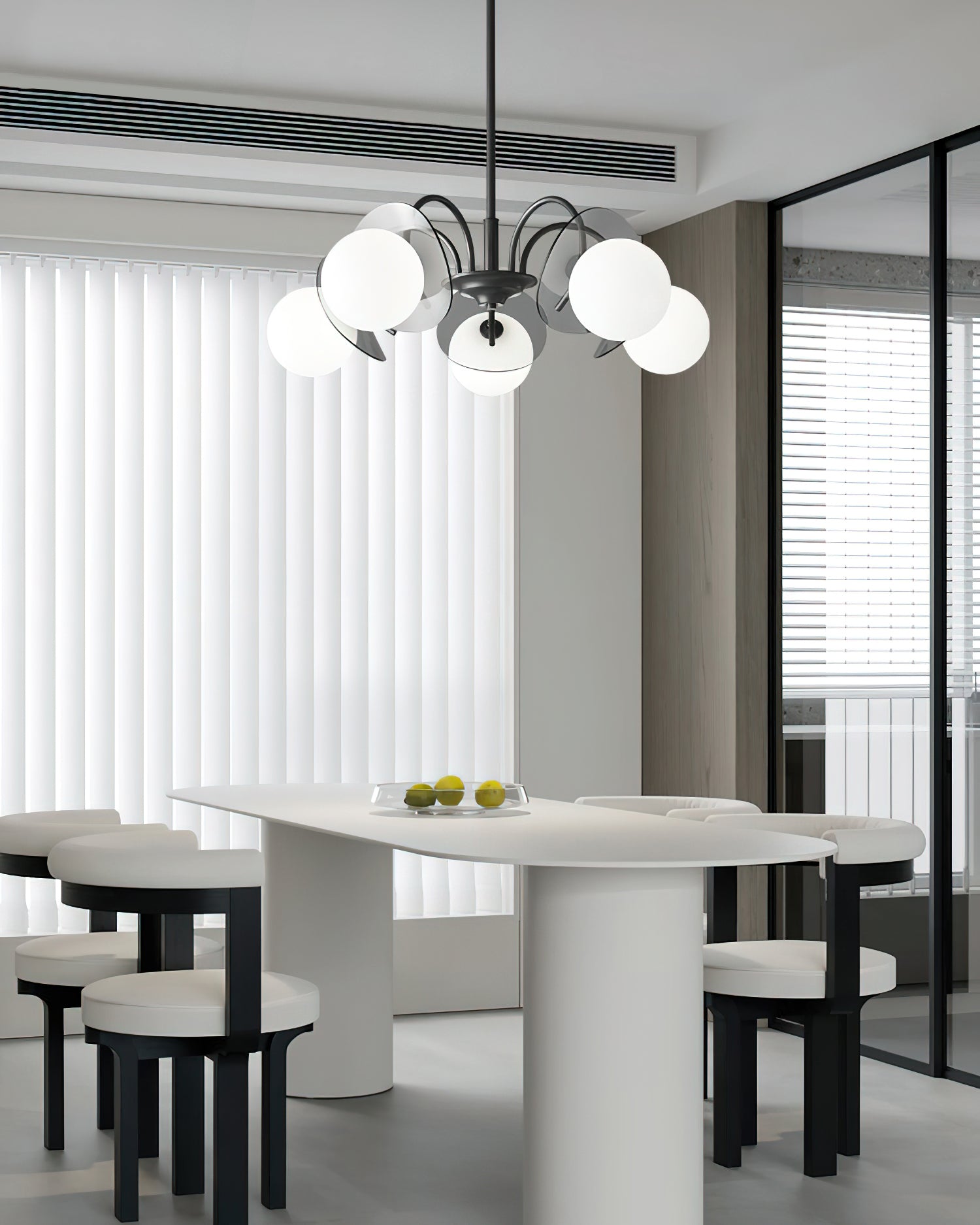 Aurora Chandelier Globe Arm Sculptural - Letslighting